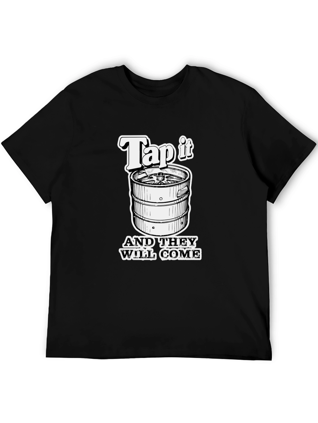 Tap It Funny Beer Keg T-Shirt