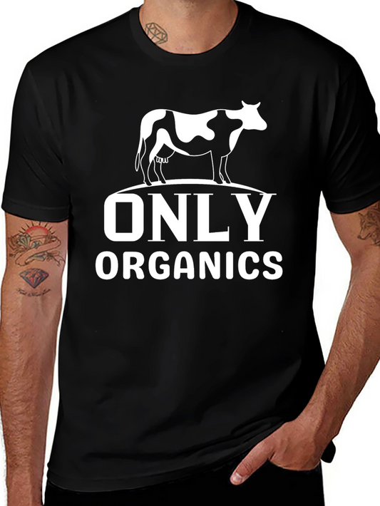 Only Organics Cow T-Shirt - Black