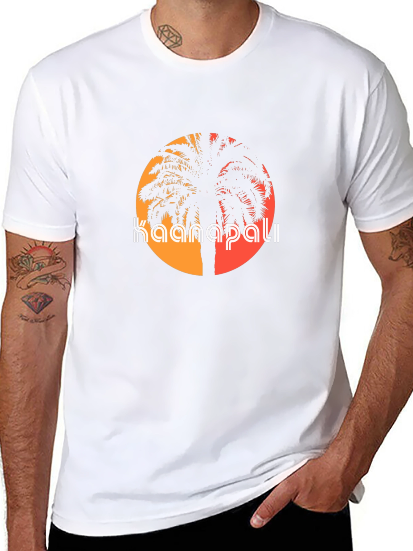 Kaanapali Palm Tree Graphic Tee