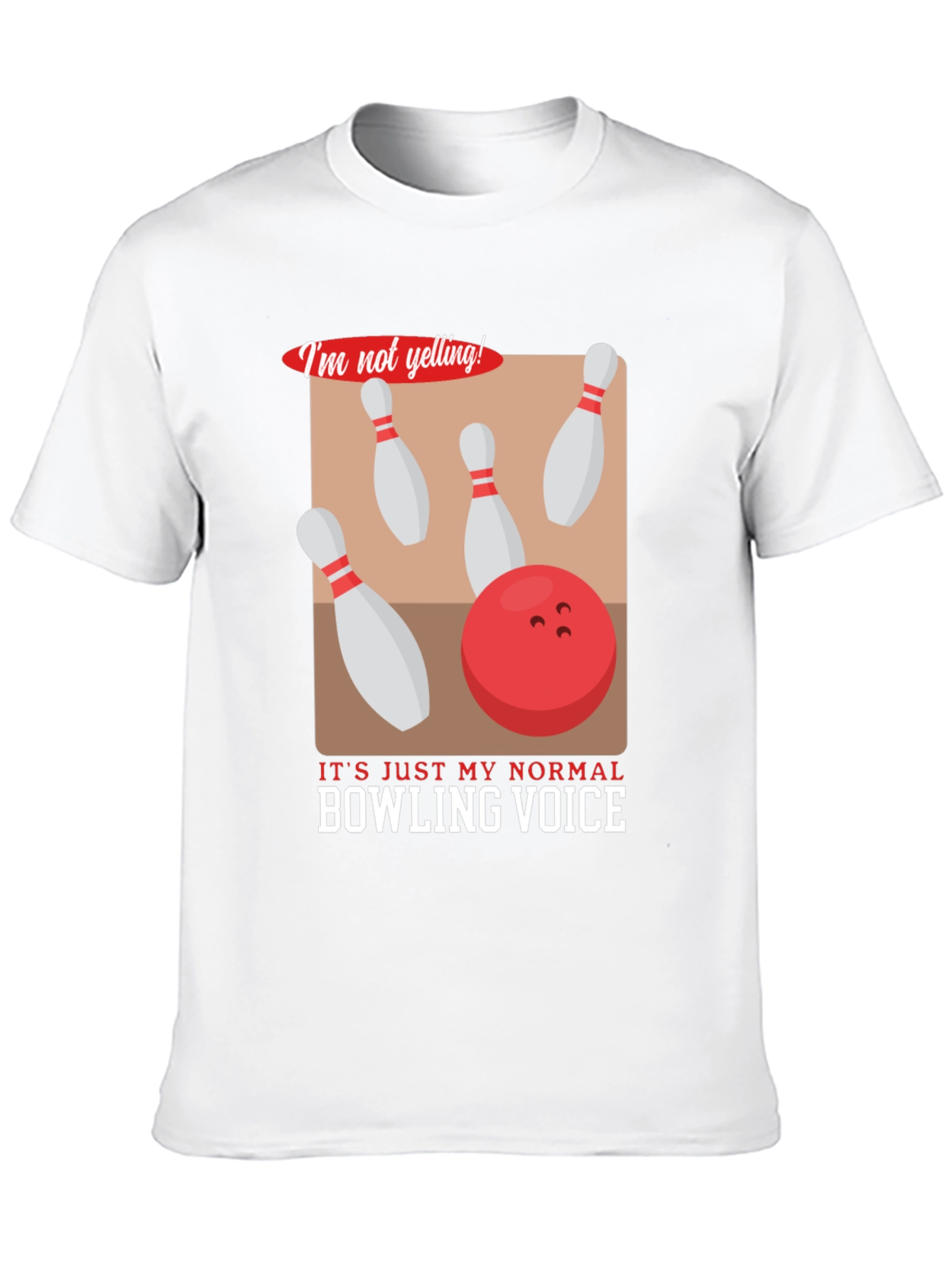 Bowling Voice T-Shirt Funny Bowling Gift