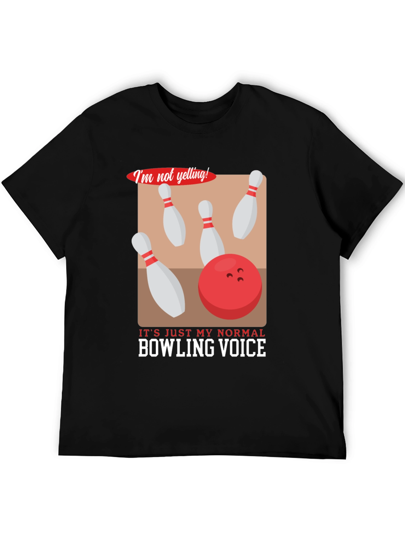 Bowling Voice T-Shirt Funny Bowling Gift