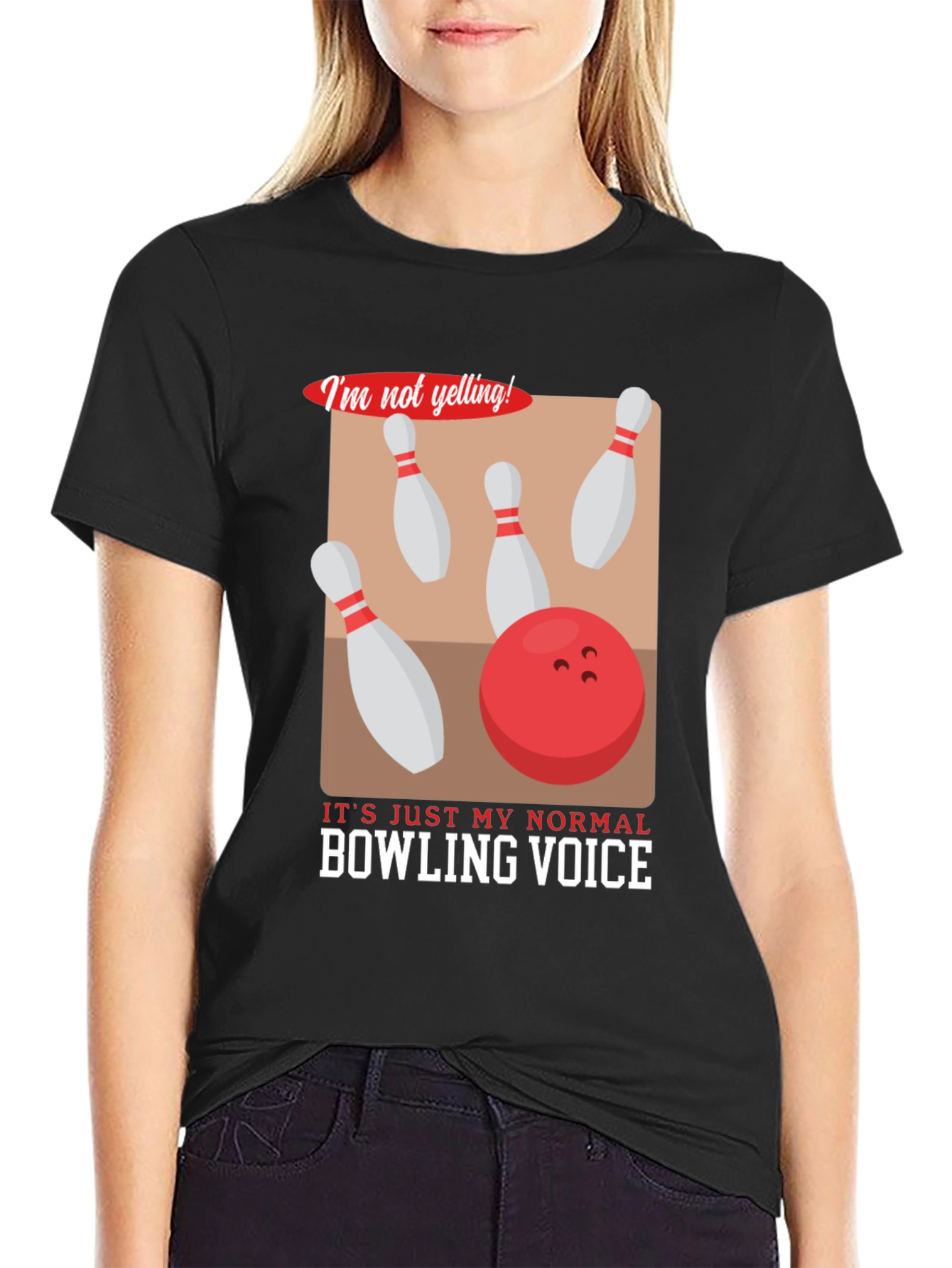 Bowling Voice T-Shirt Funny Bowling Gift