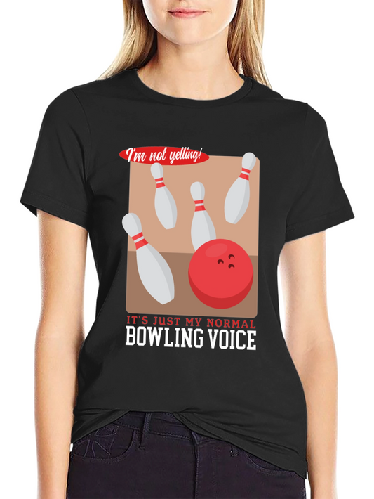 Bowling Voice T-Shirt Funny Bowling Gift