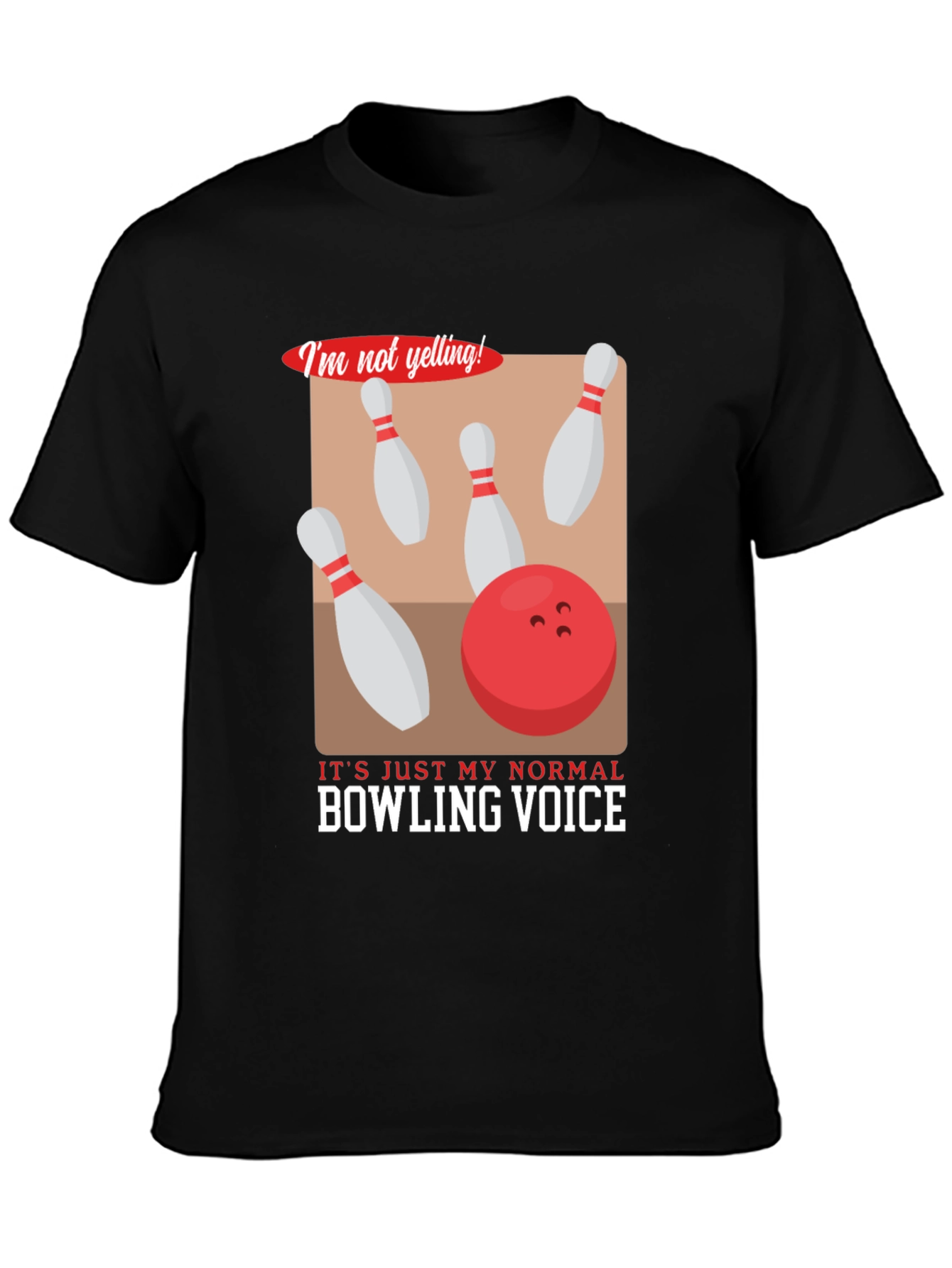 Bowling Voice T-Shirt Funny Bowling Gift