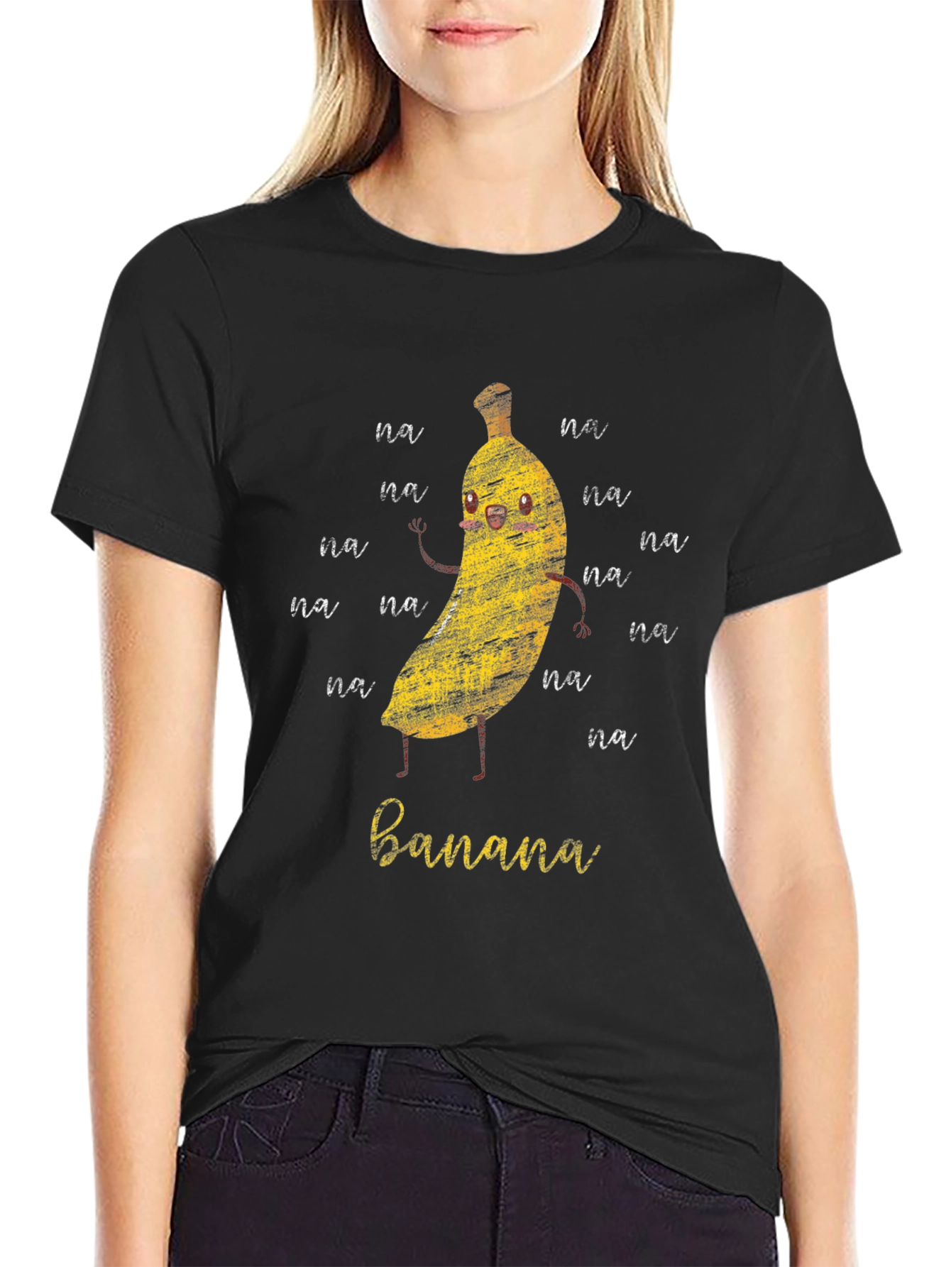 Funny Banana Cartoon T-Shirt