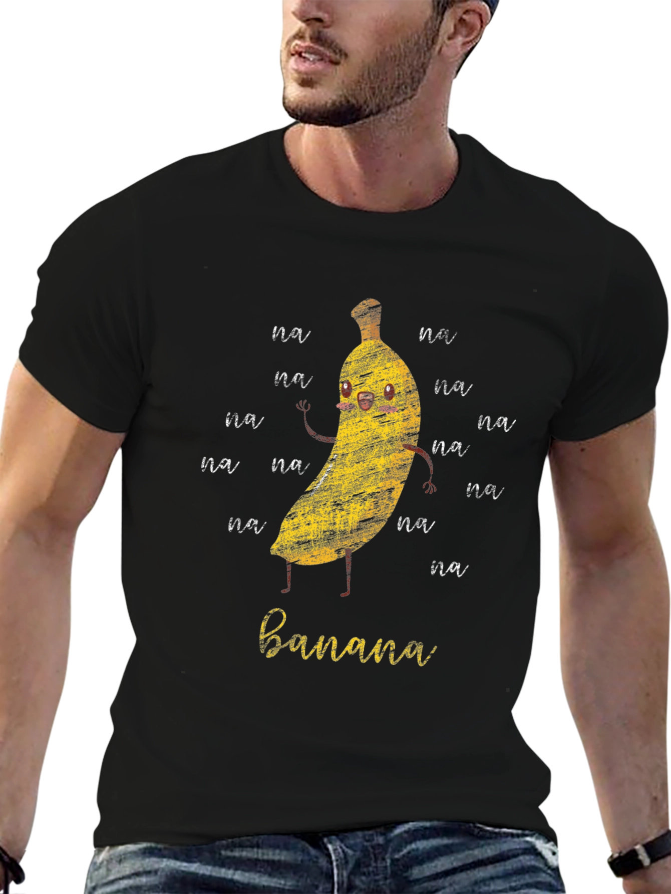 Funny Banana Cartoon T-Shirt