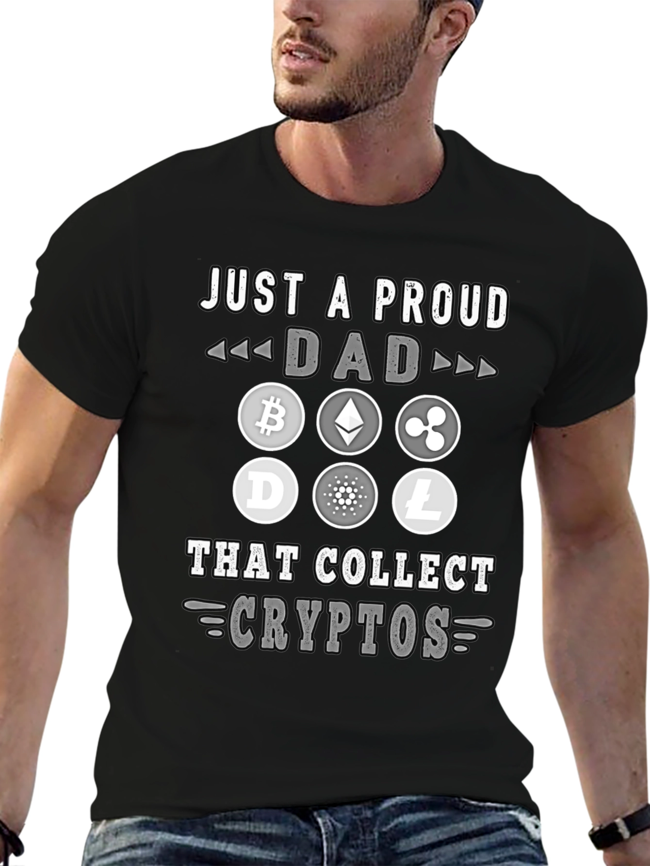 Proud Dad Crypto Collector T-Shirt