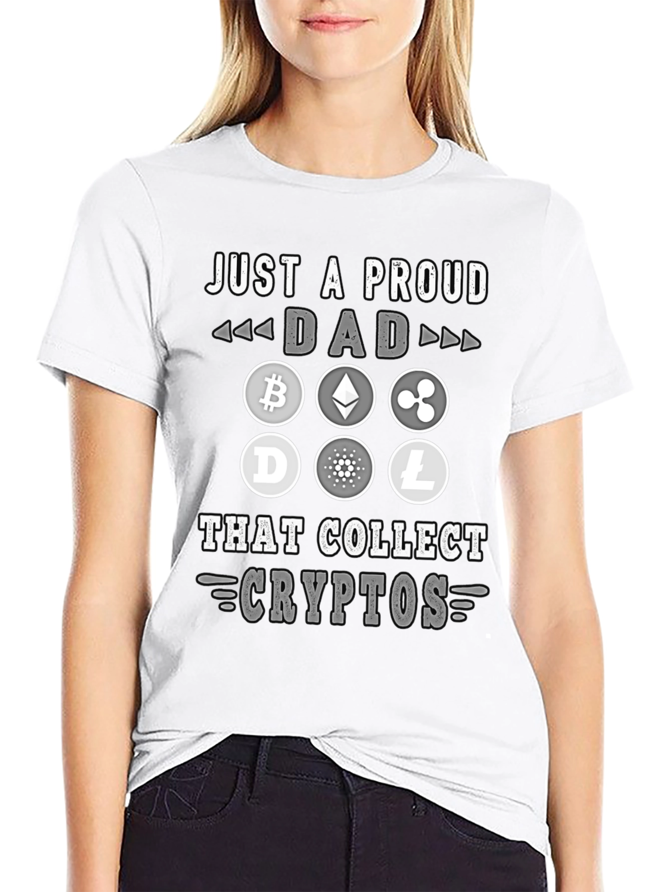 Proud Dad Crypto Collector T-Shirt