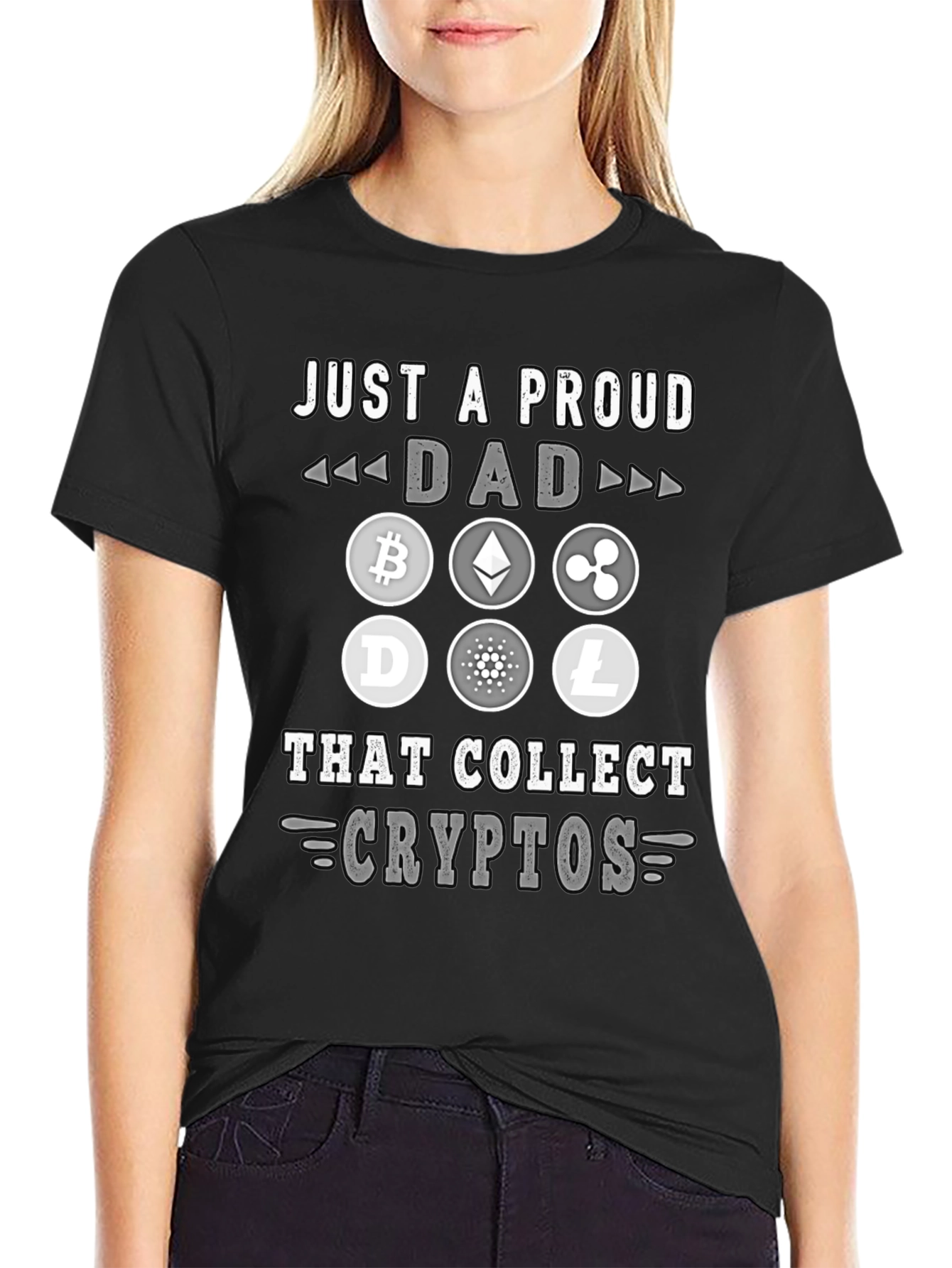 Proud Dad Crypto Collector T-Shirt