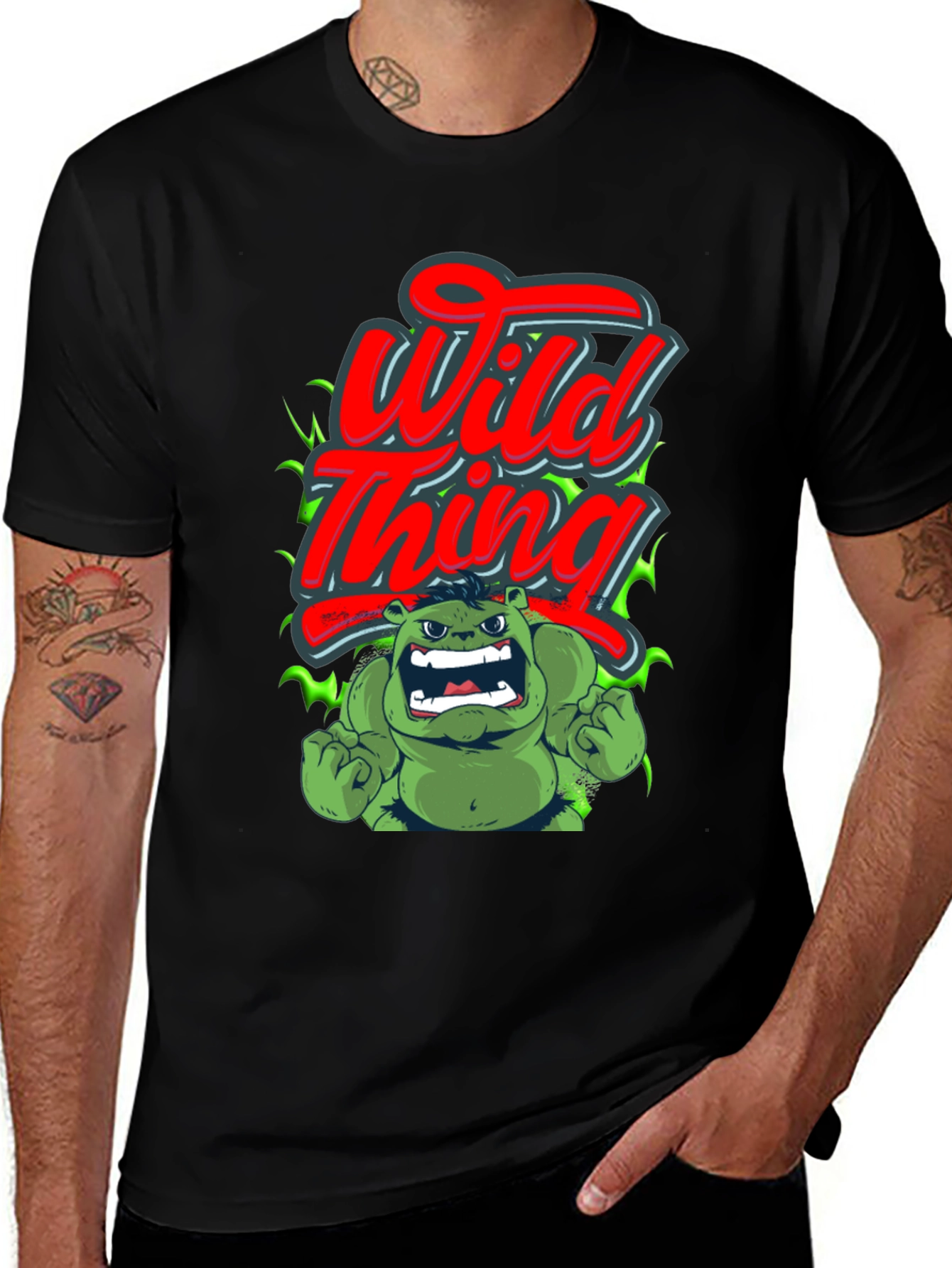 Wild Thing Graphic Tee - Black T-Shirt