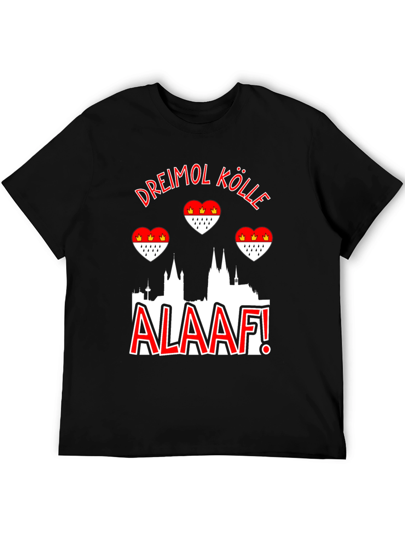 Dreimol Kölle Alaaf T-Shirt - Cologne Germany