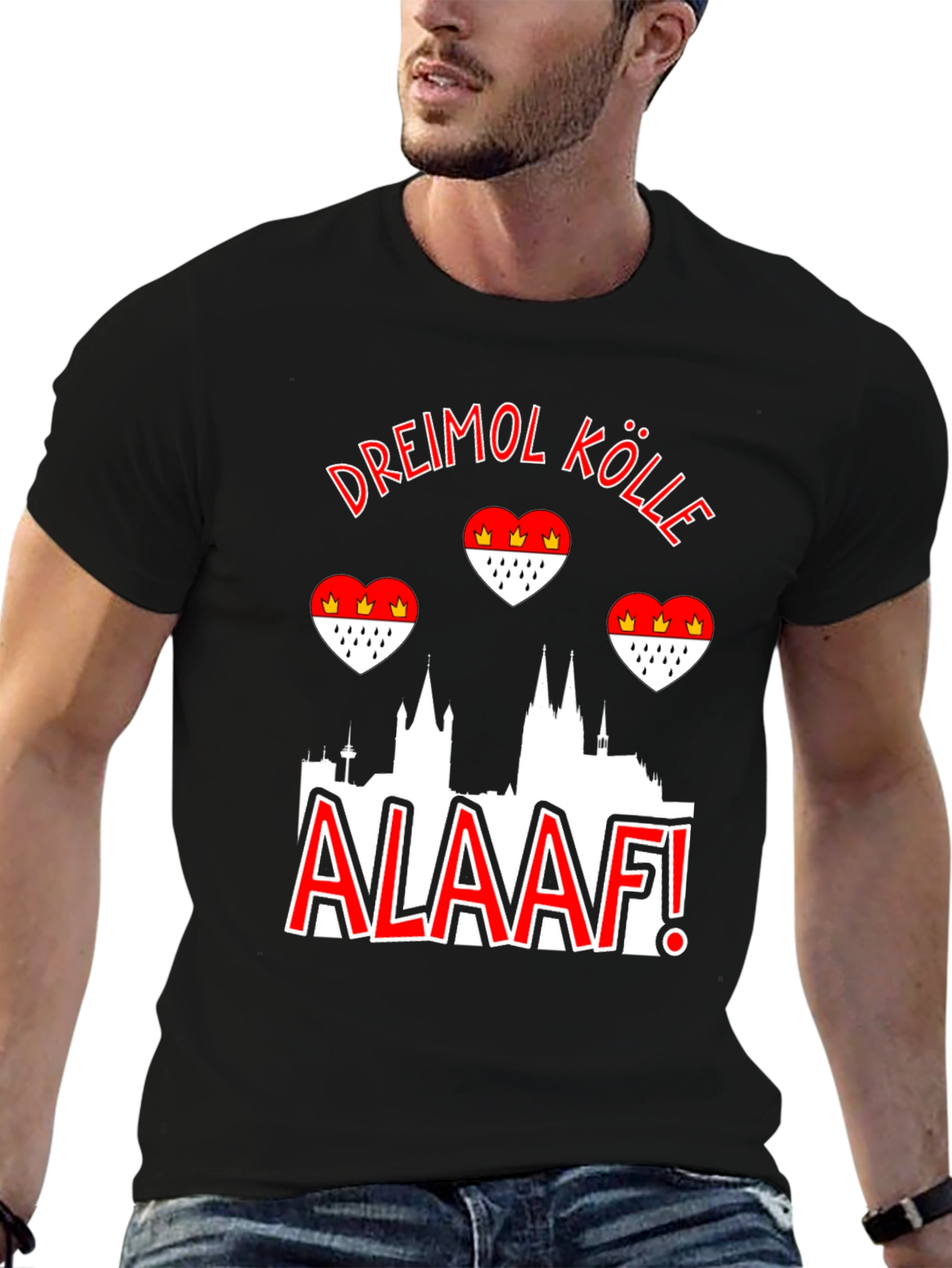 Dreimol Kölle Alaaf T-Shirt - Cologne Germany