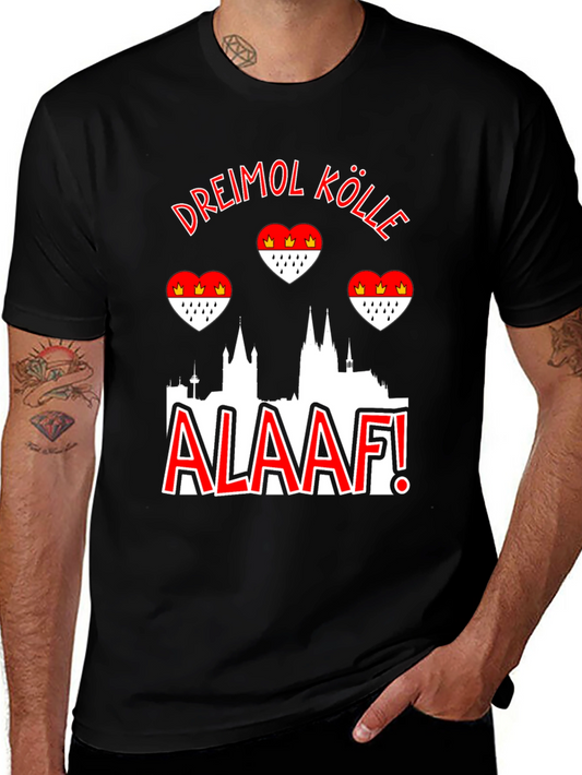 Dreimol Kölle Alaaf T-Shirt - Cologne Germany