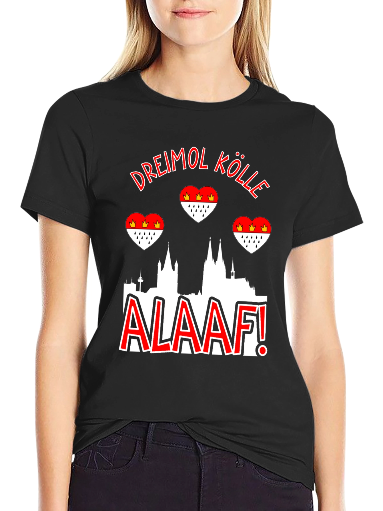 Dreimol Kölle Alaaf T-Shirt - Cologne Germany