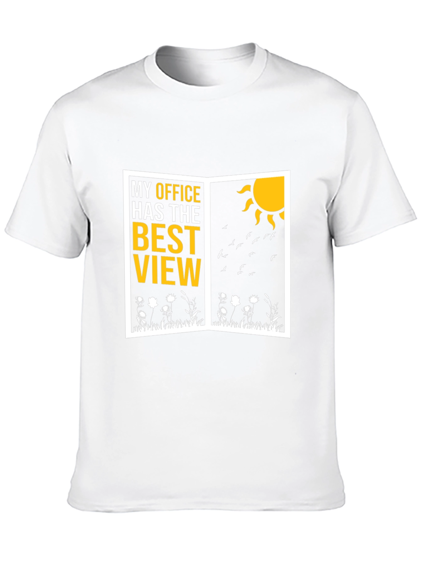 Best View Office Graphic T-Shirt - Nature Lover Tee