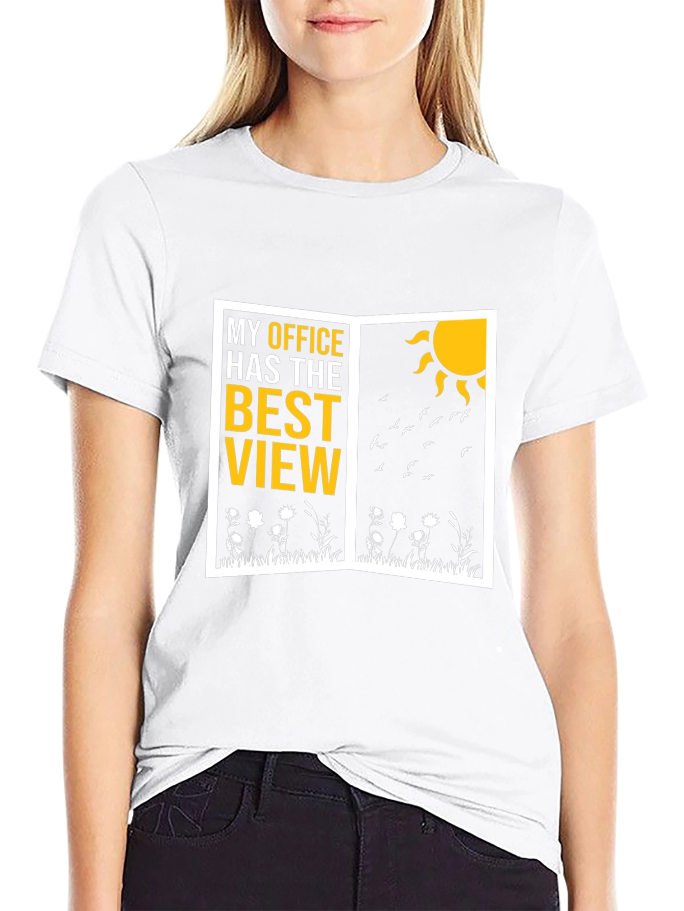 Best View Office Graphic T-Shirt - Nature Lover Tee