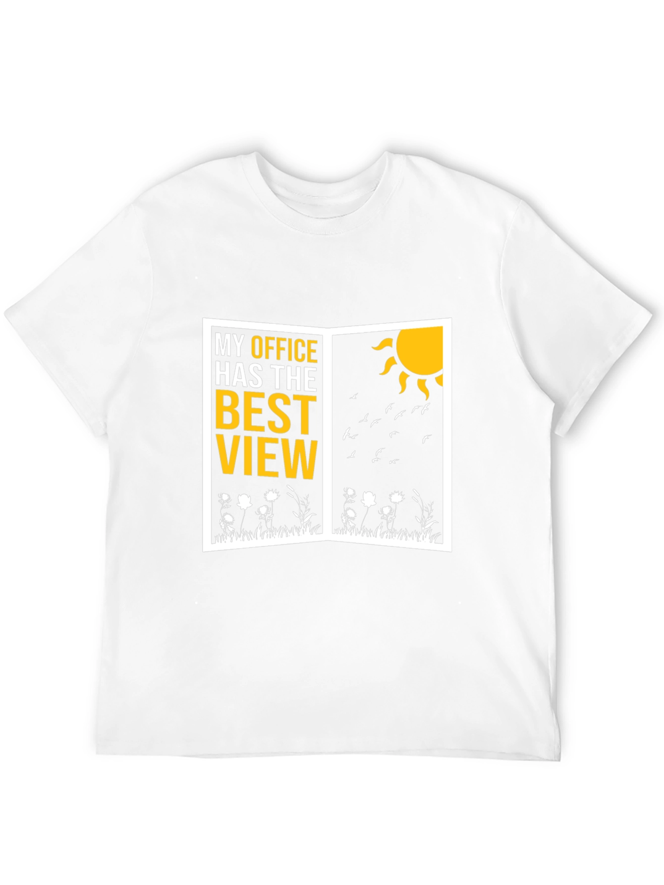 Best View Office Graphic T-Shirt - Nature Lover Tee