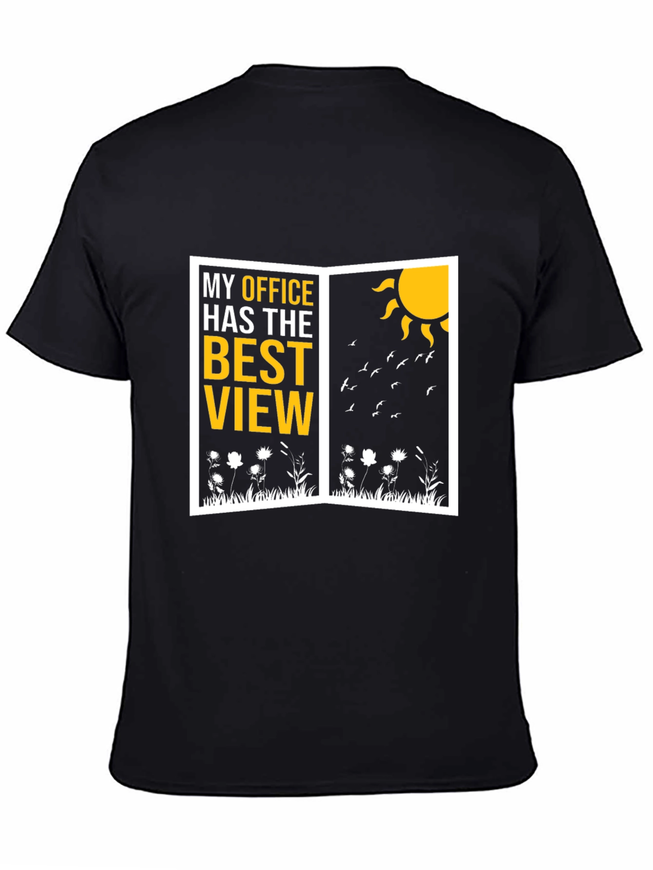 Best View Office Graphic T-Shirt - Nature Lover Tee