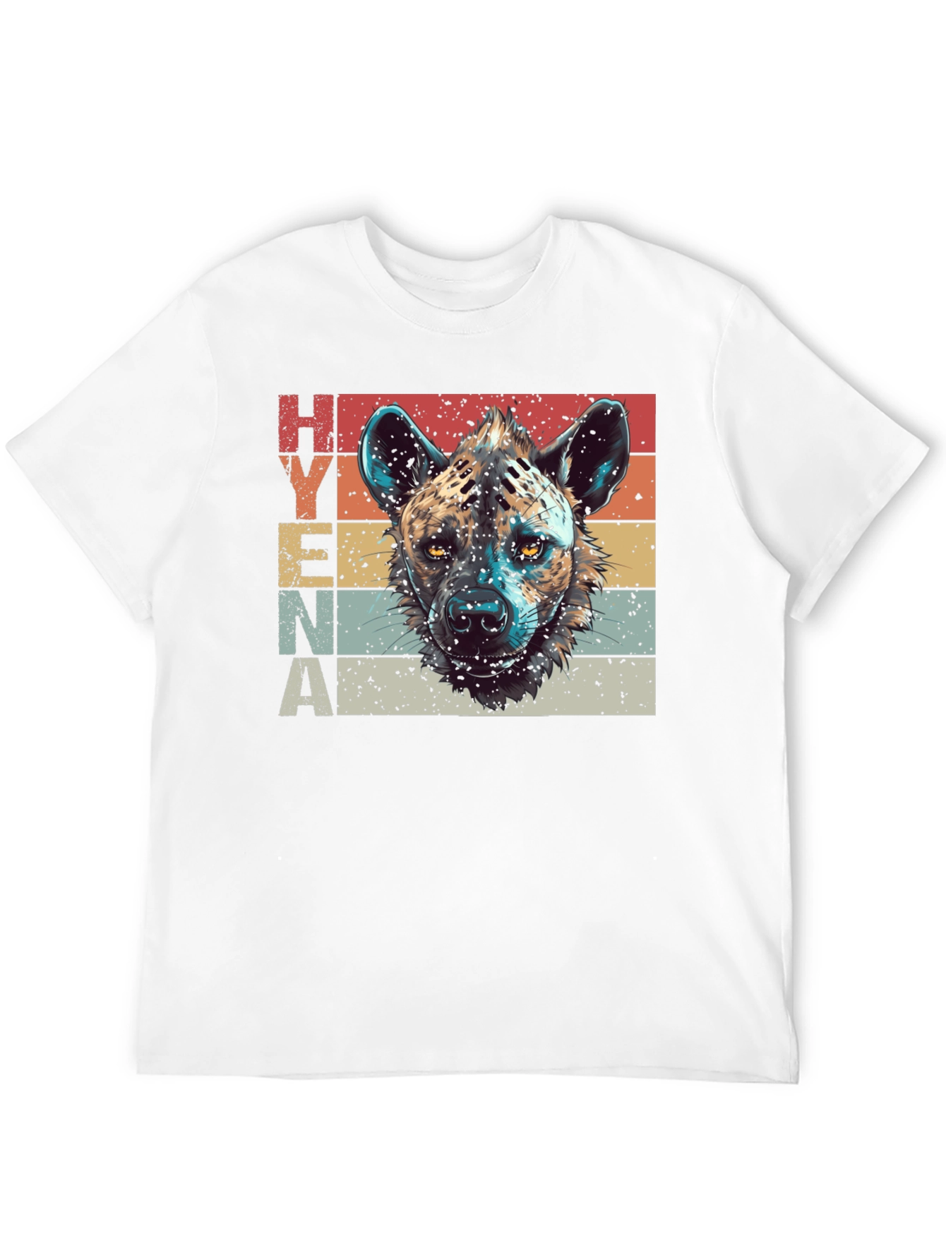 Hyena Graphic Tee - Retro Style Animal Lover Shirt