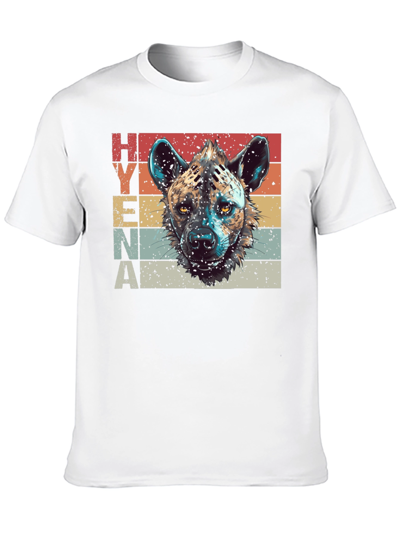Hyena Graphic Tee - Retro Style Animal Lover Shirt