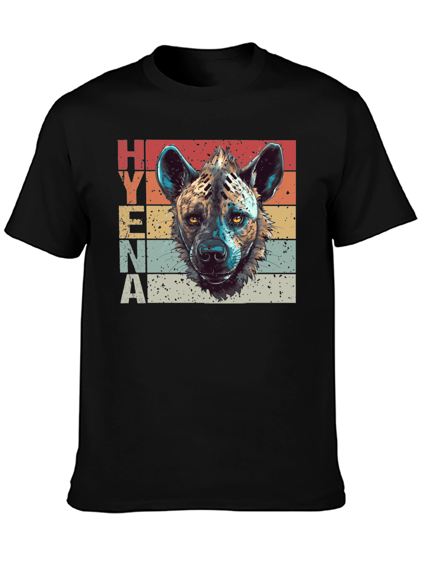 Hyena Graphic Tee - Retro Style Animal Lover Shirt