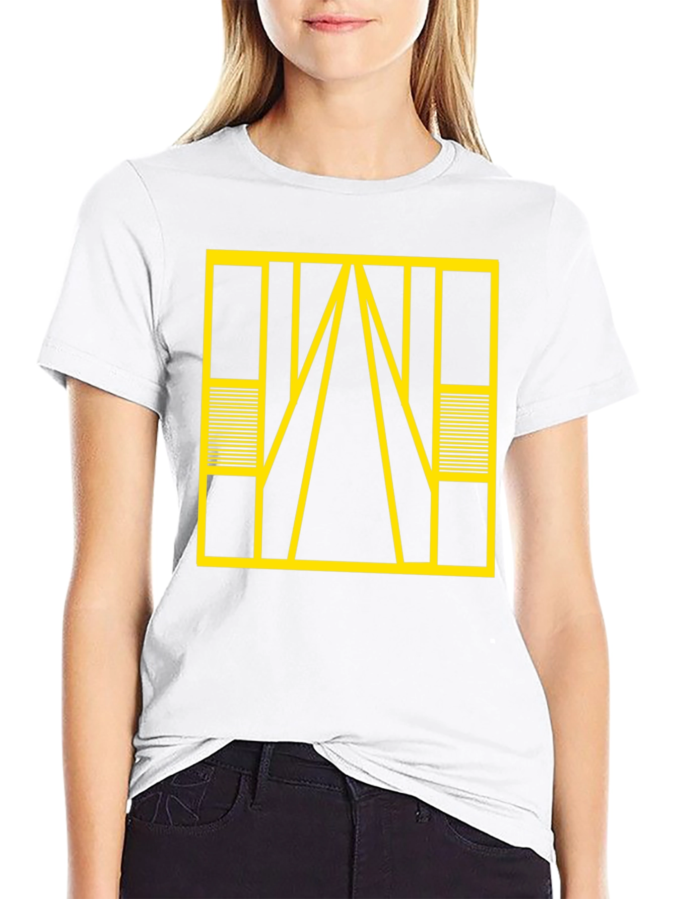 Geometric Design Tee - Modern Style