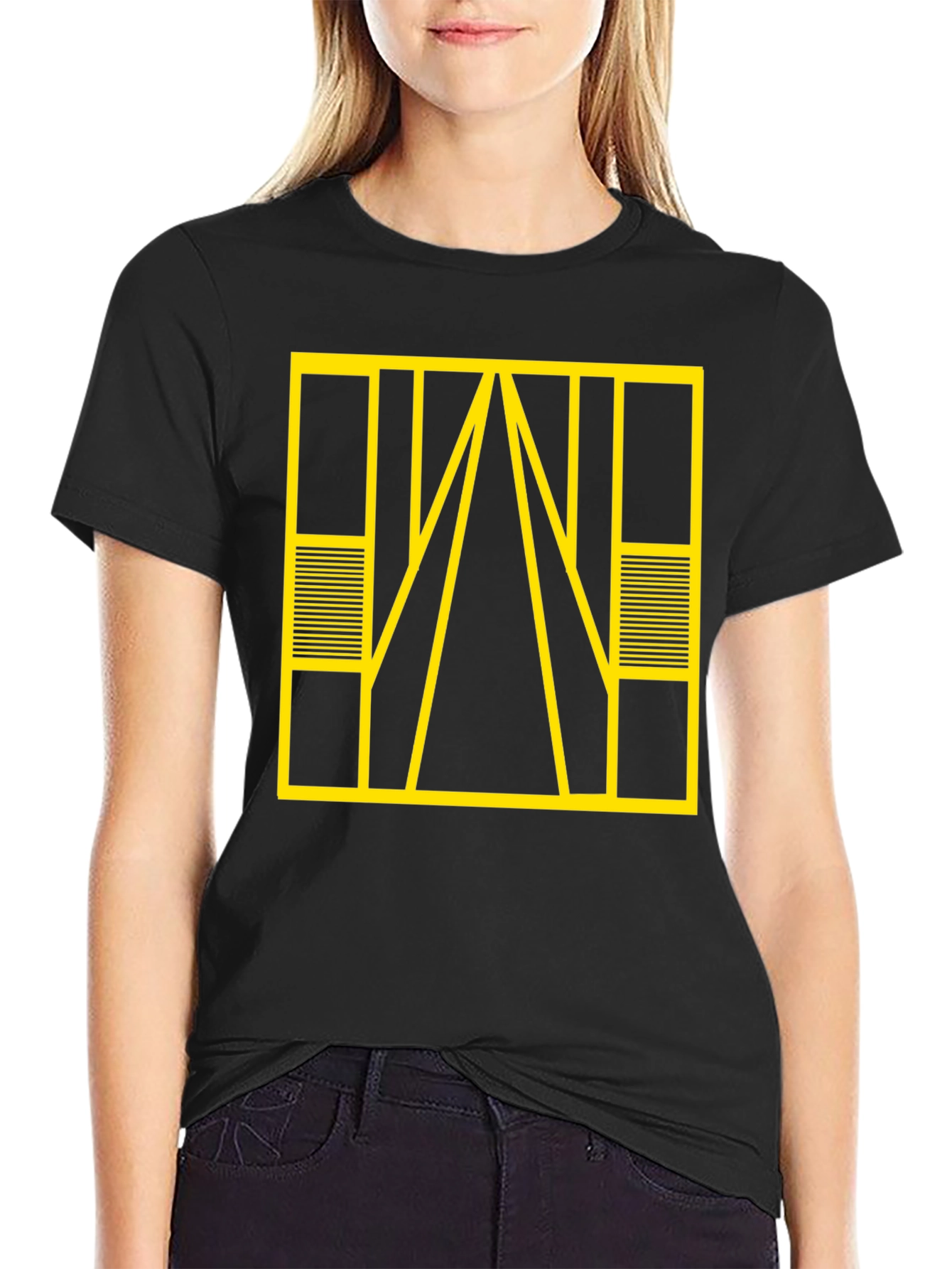 Geometric Design Tee - Modern Style