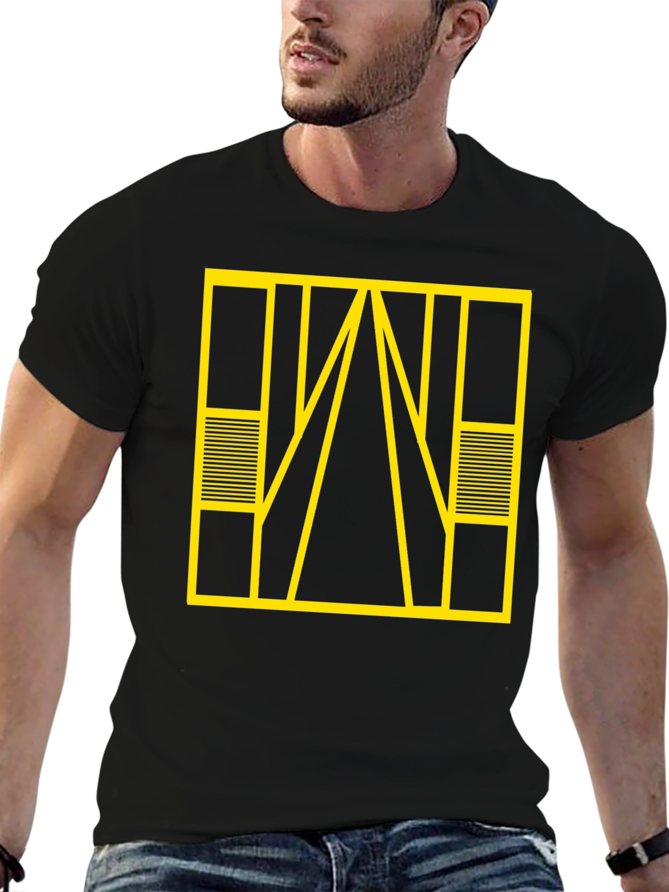 Geometric Design Tee - Modern Style