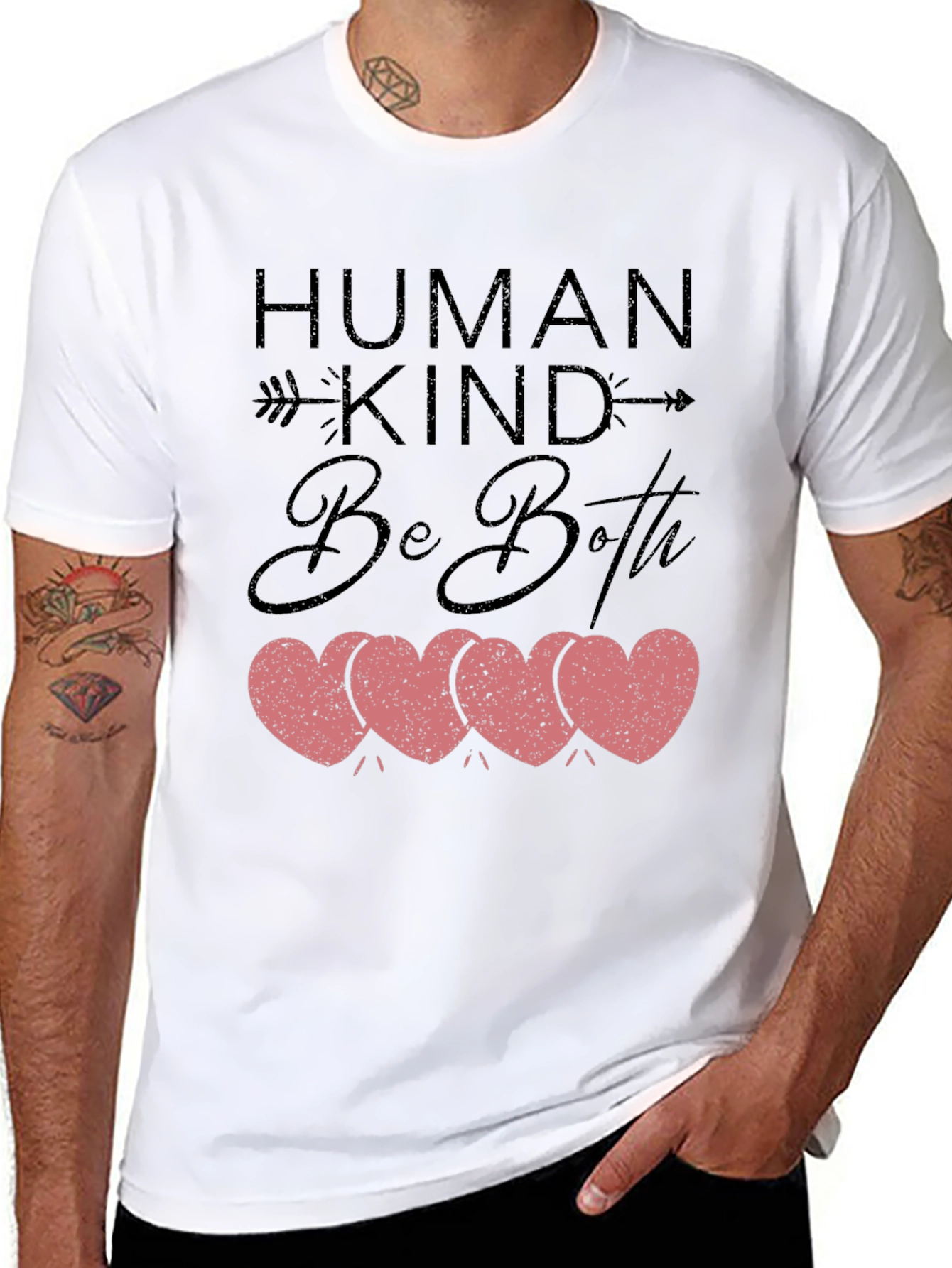 Human Kind Be Both Heart Tee