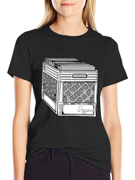 Diggers Vinyl Record Crate T-Shirt