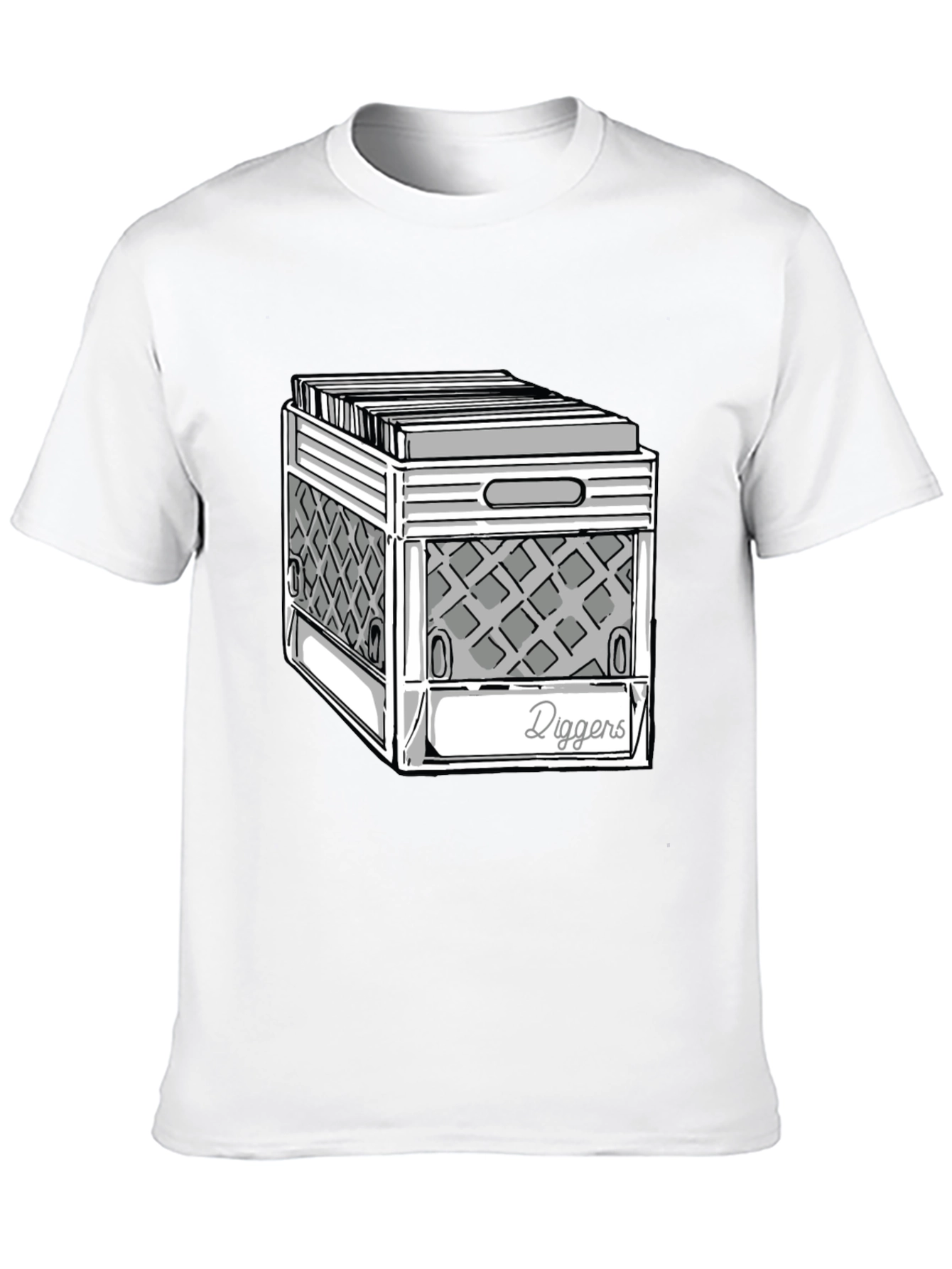 Diggers Vinyl Record Crate T-Shirt