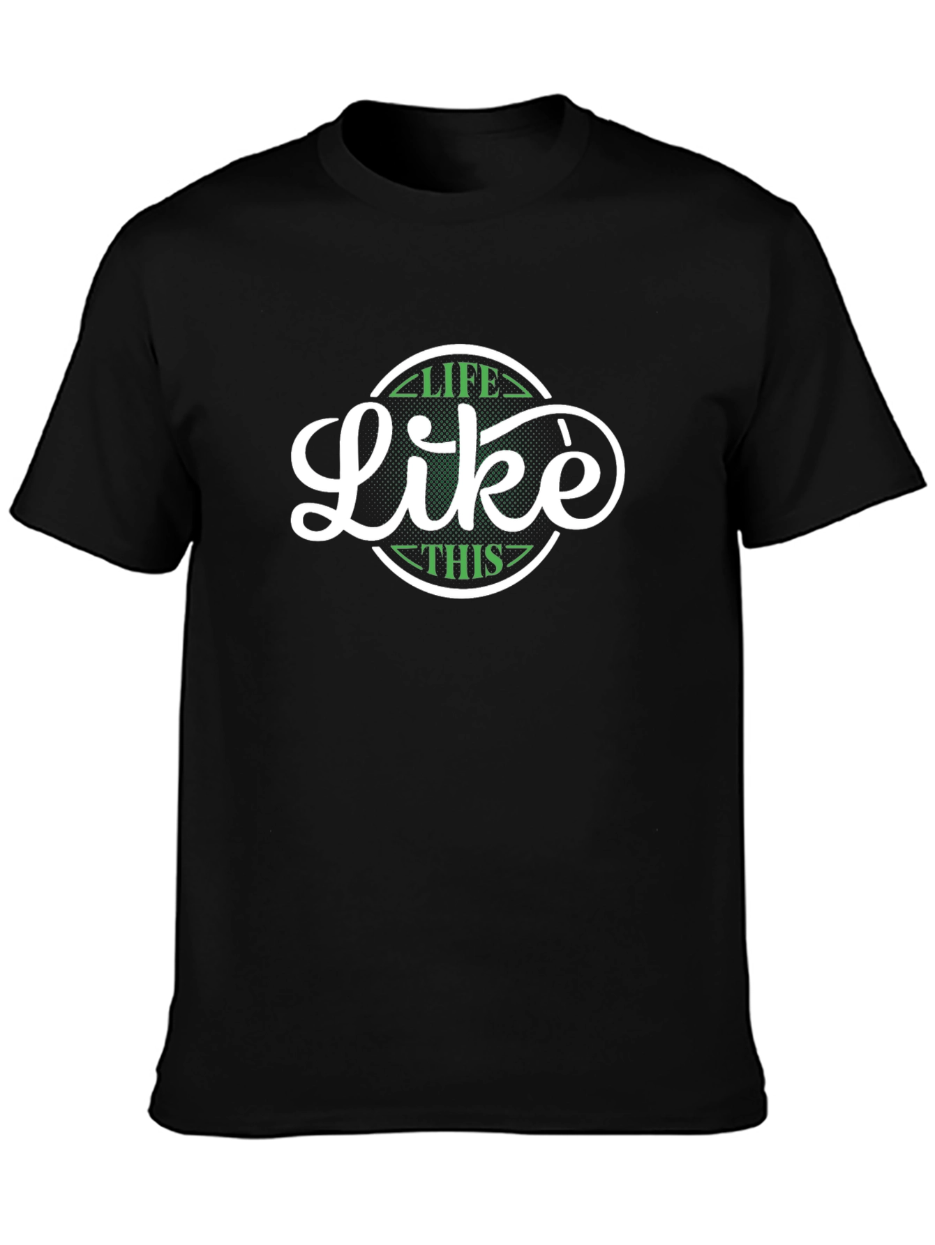 Life Like This Graphic Tee - Black