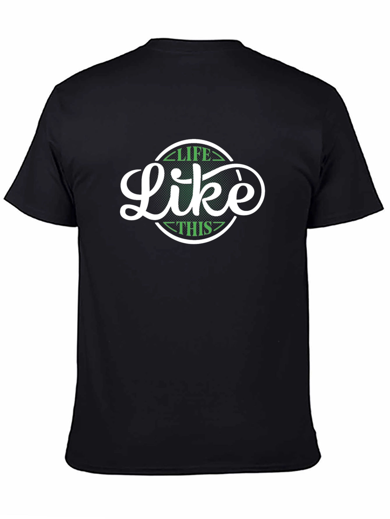 Life Like This Graphic Tee - Black
