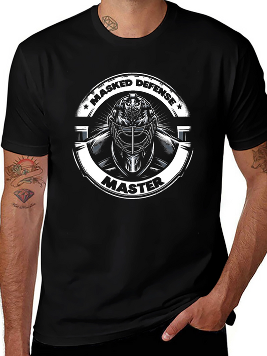 Masked Defense Master Graphic T-Shirt - Hockey Goalie Tee