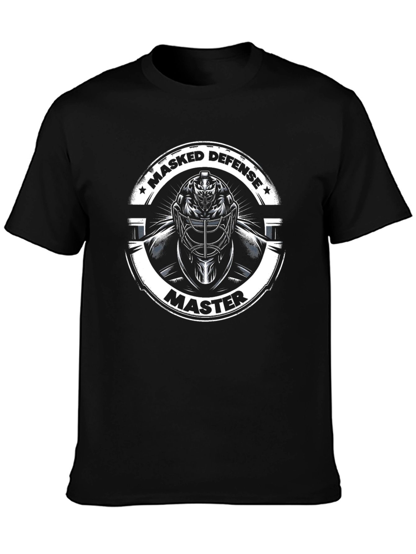 Masked Defense Master Graphic T-Shirt - Hockey Goalie Tee