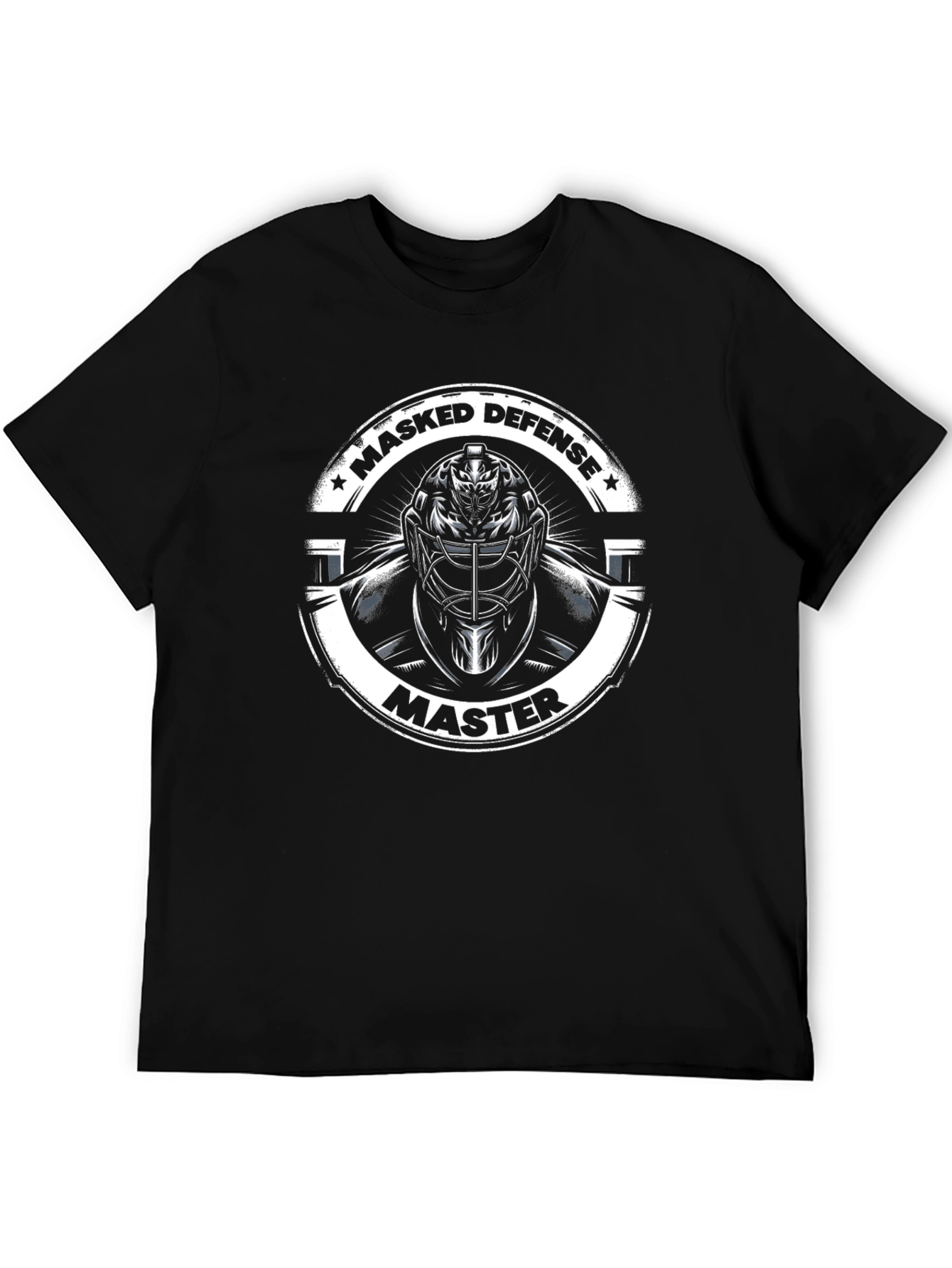 Masked Defense Master Graphic T-Shirt - Hockey Goalie Tee