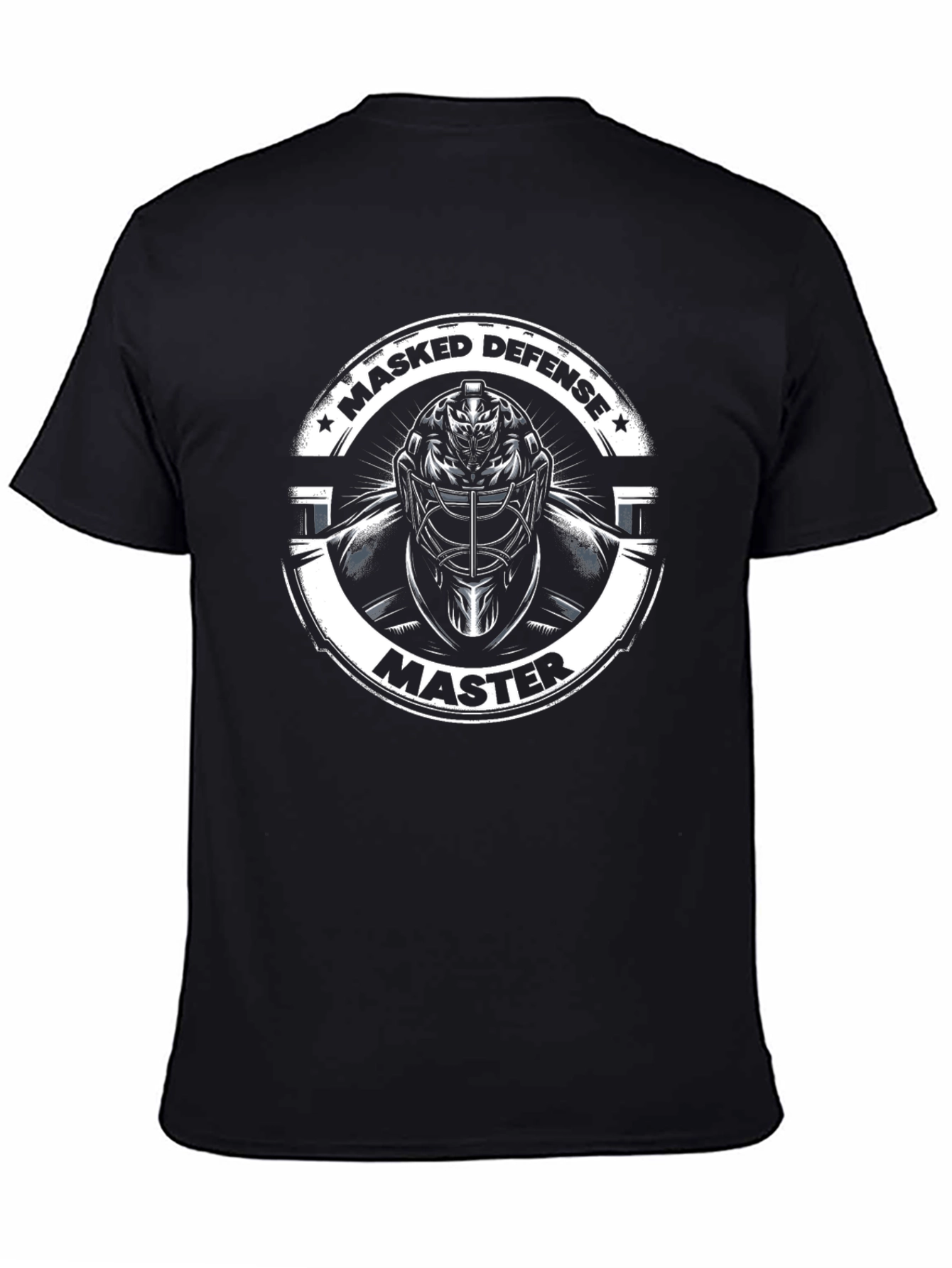 Masked Defense Master Graphic T-Shirt - Hockey Goalie Tee