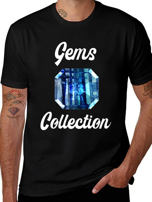 Gems Collection Graphic Tee - Stylish Gemstone Design