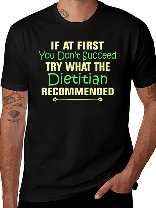 Dietitian Recommended Black T-Shirt
