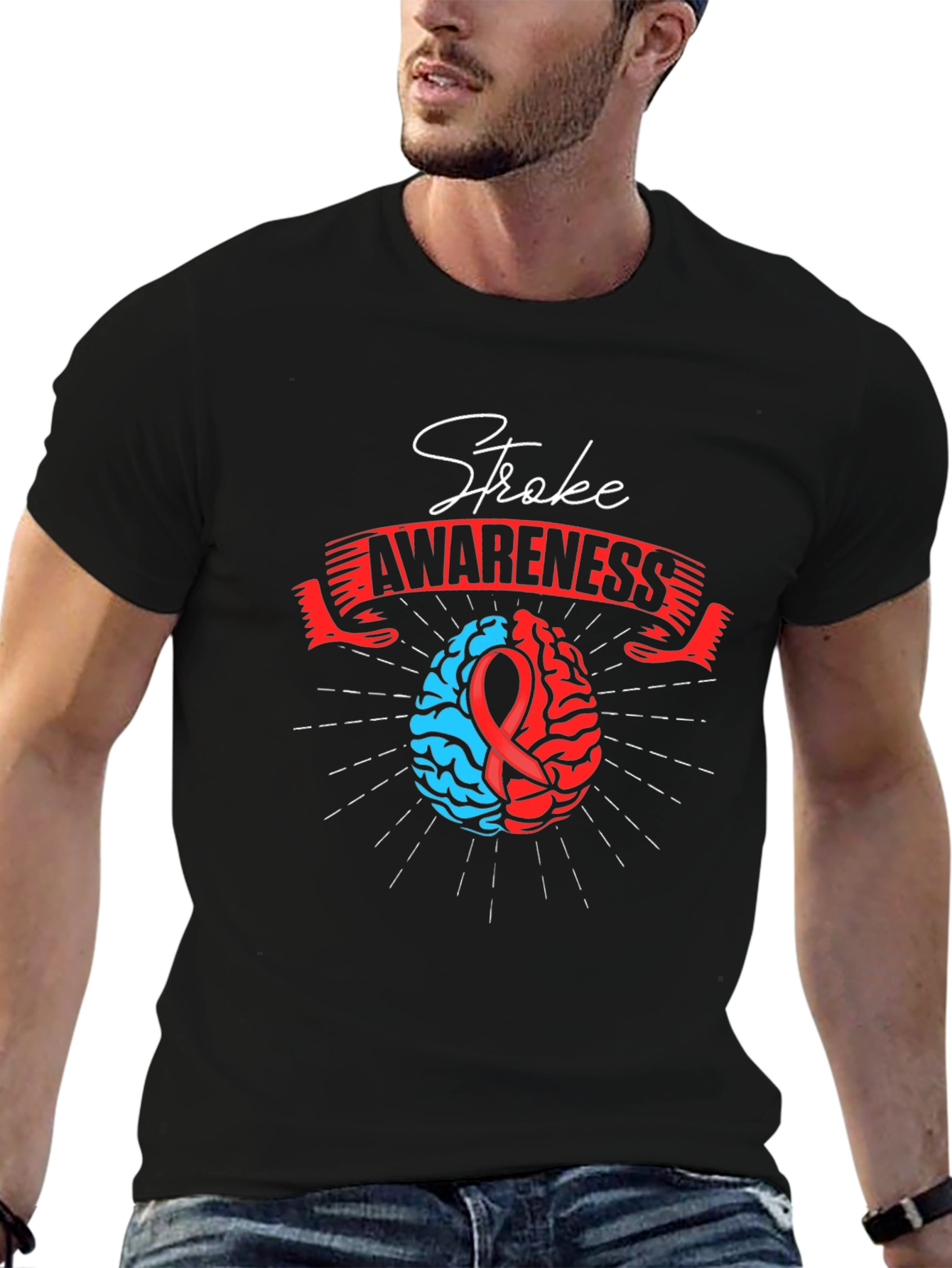 Stroke Awareness Graphic T-Shirt