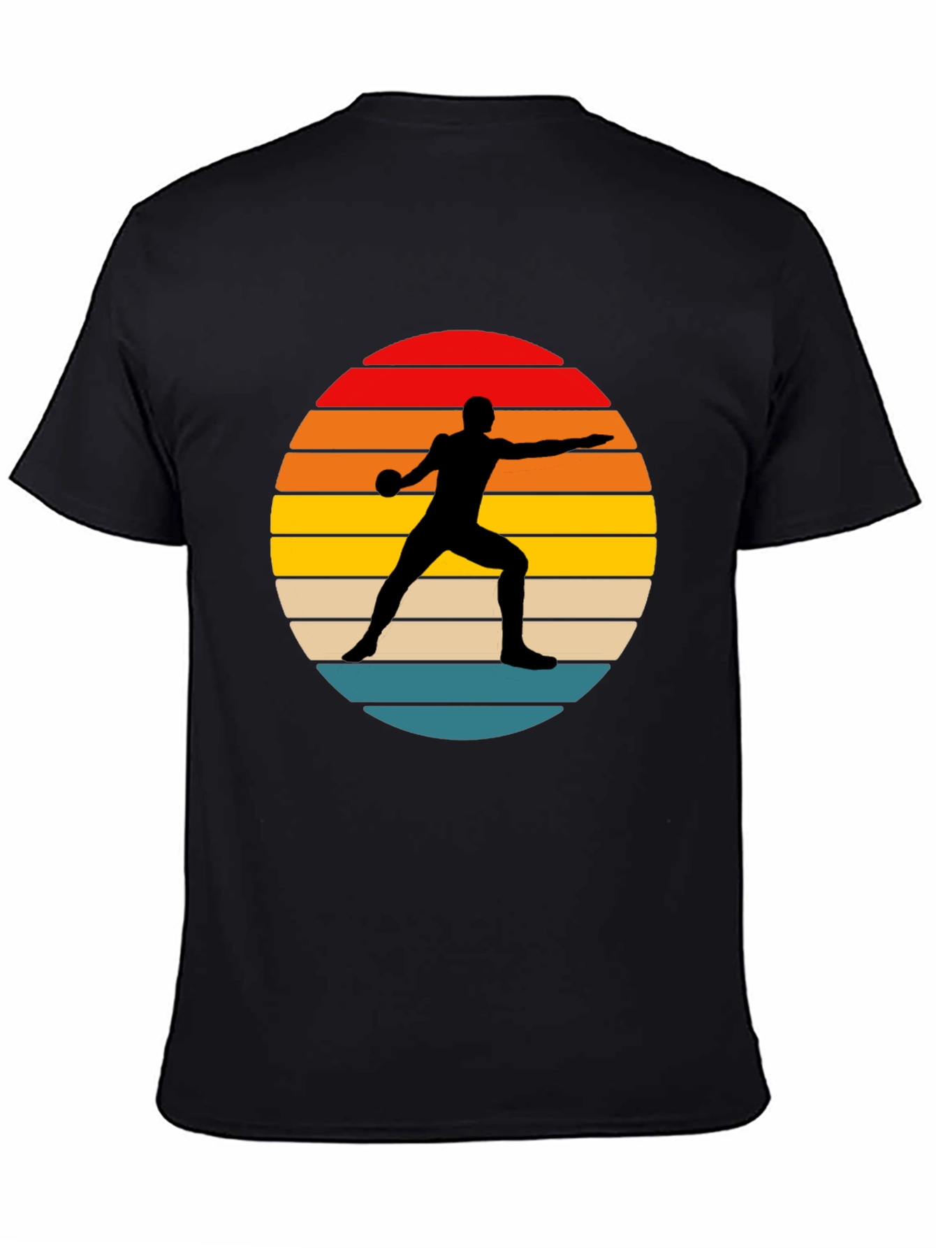 Sunset Discus Thrower Graphic Tee