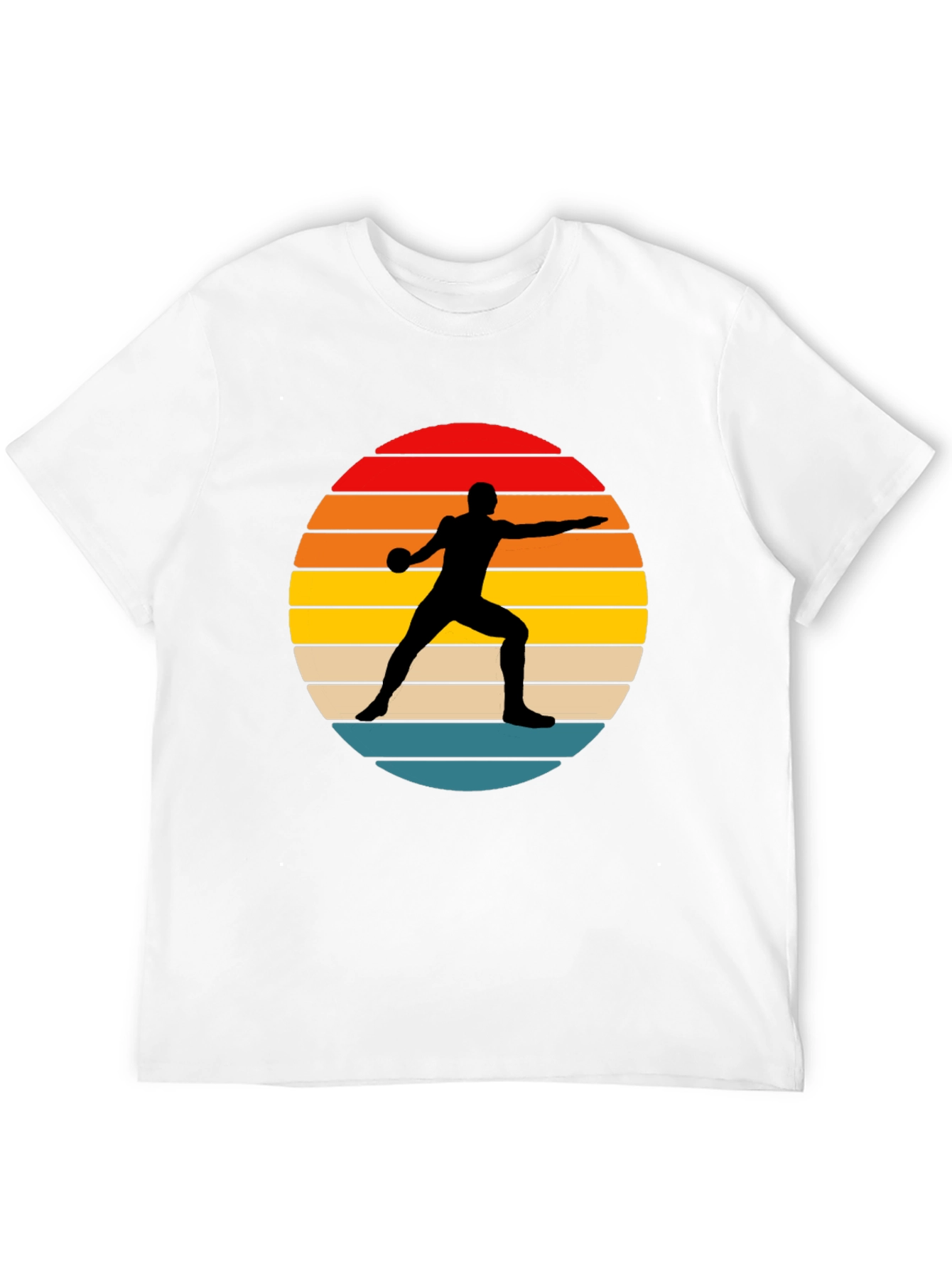 Sunset Discus Thrower Graphic Tee