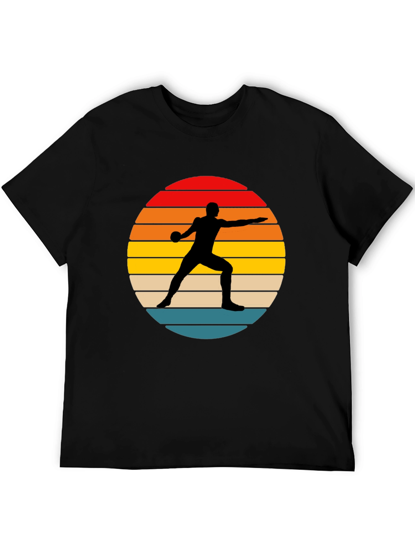 Sunset Discus Thrower Graphic Tee