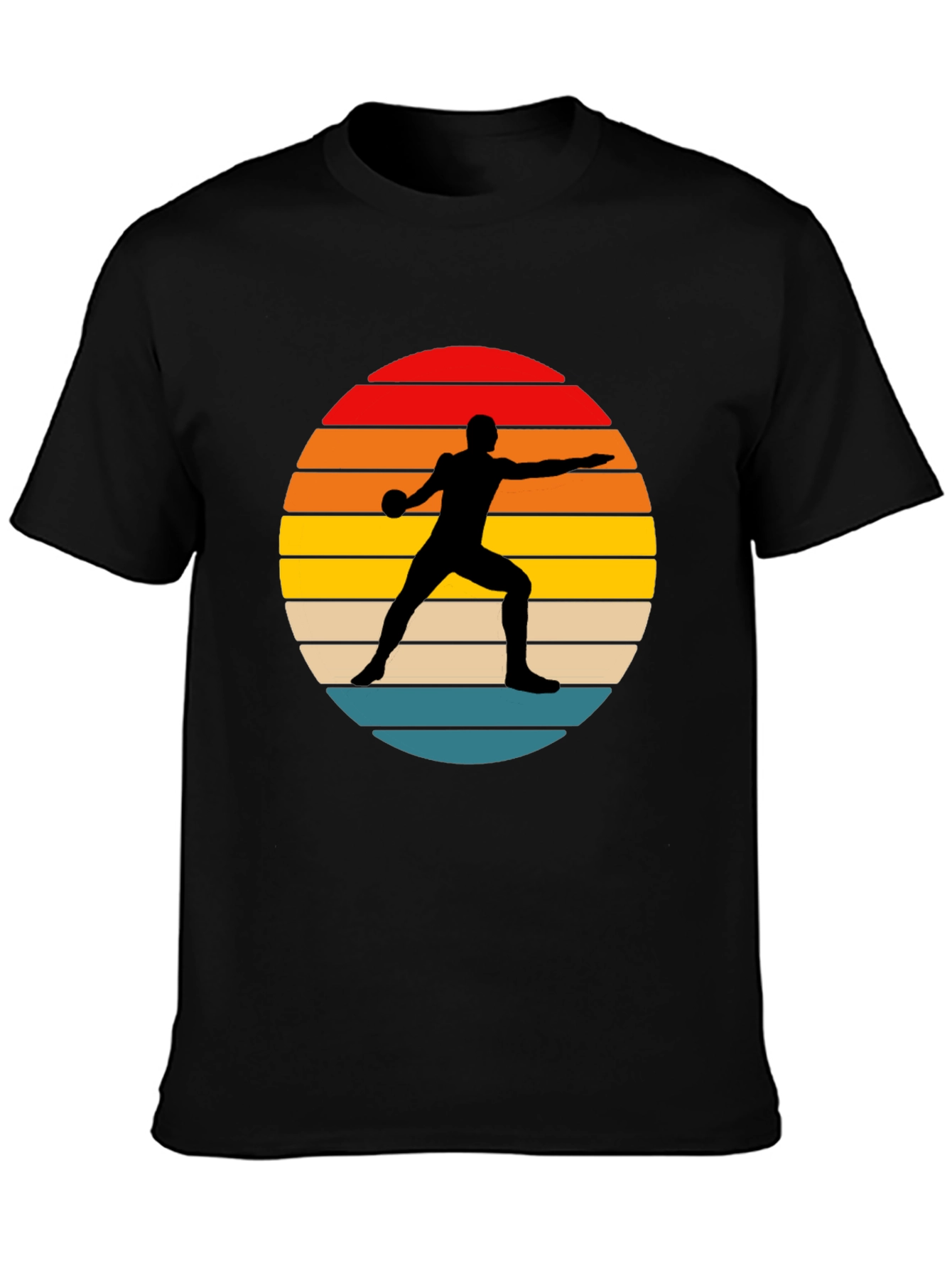 Sunset Discus Thrower Graphic Tee