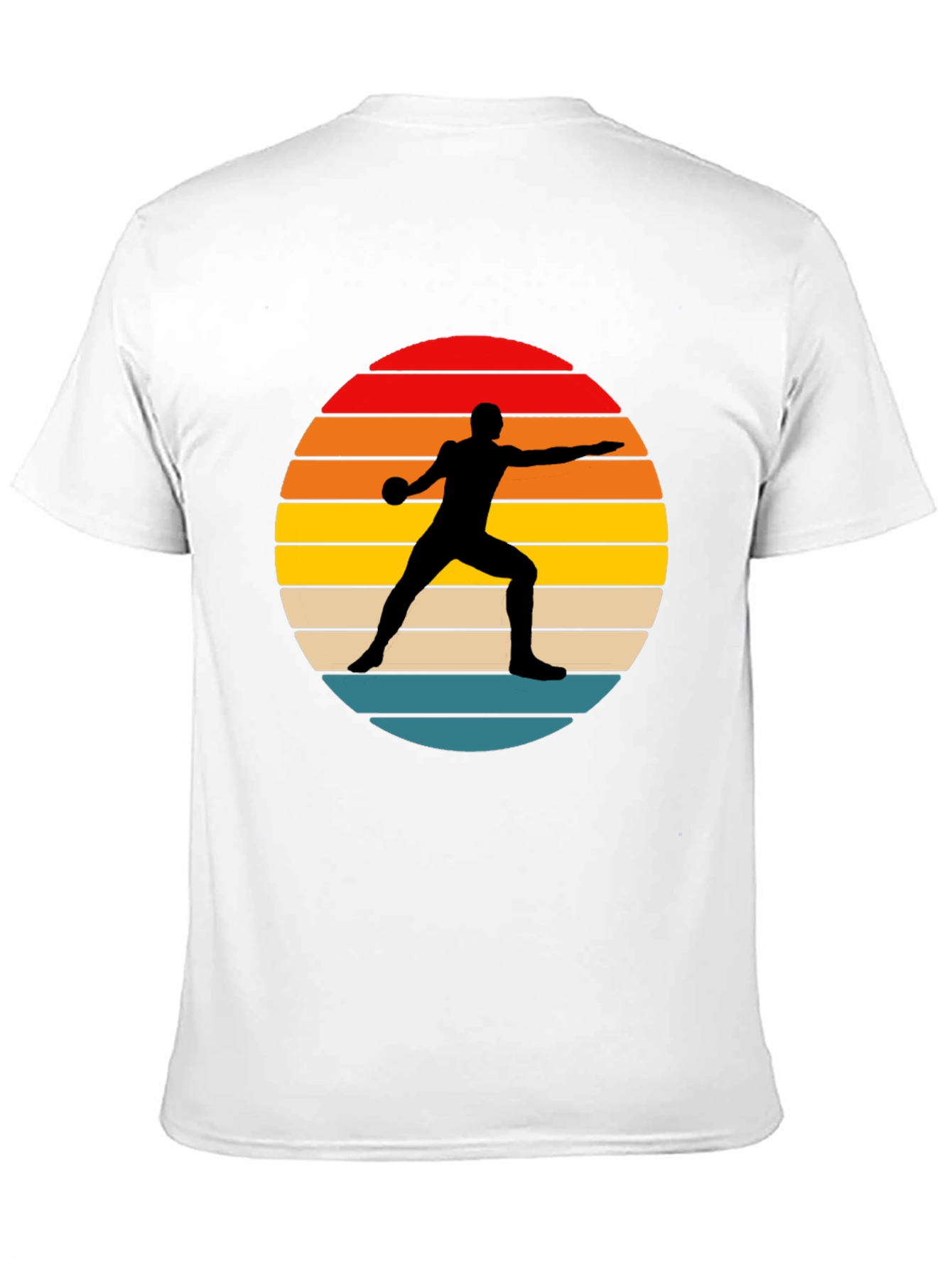 Sunset Discus Thrower Graphic Tee