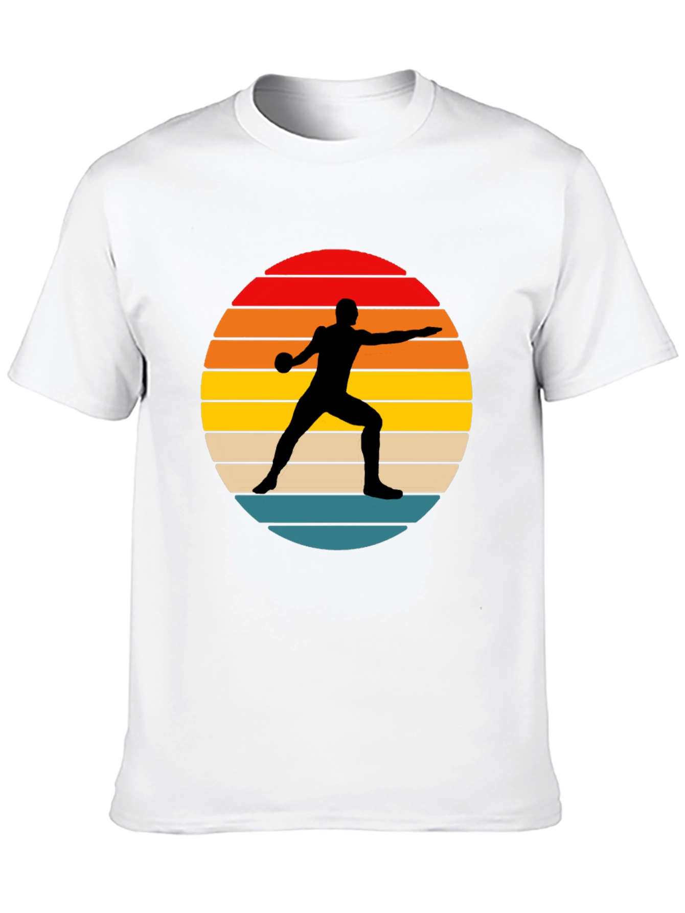 Sunset Discus Thrower Graphic Tee