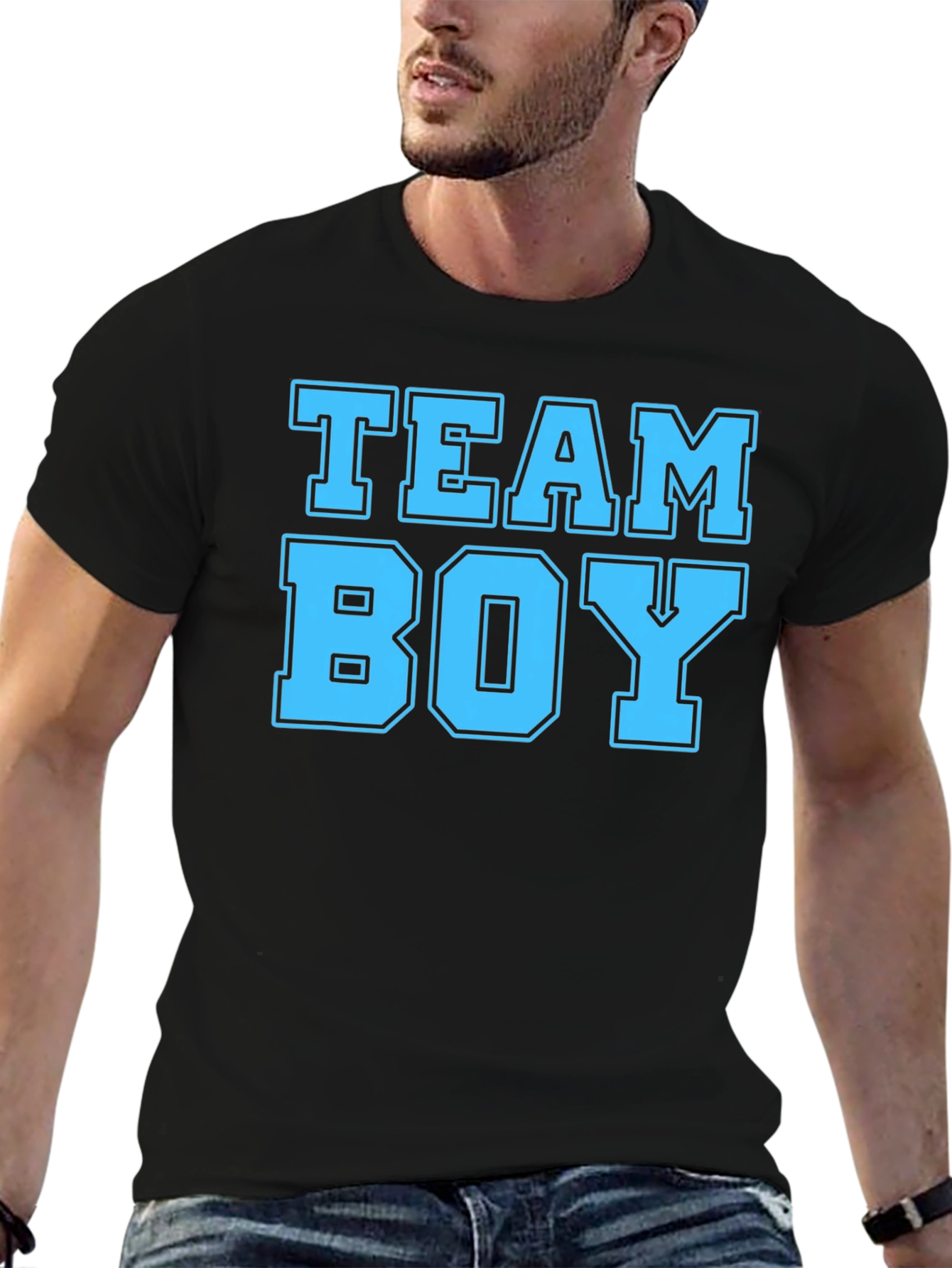 Team Boy Graphic Tee - Gender Reveal Shirt