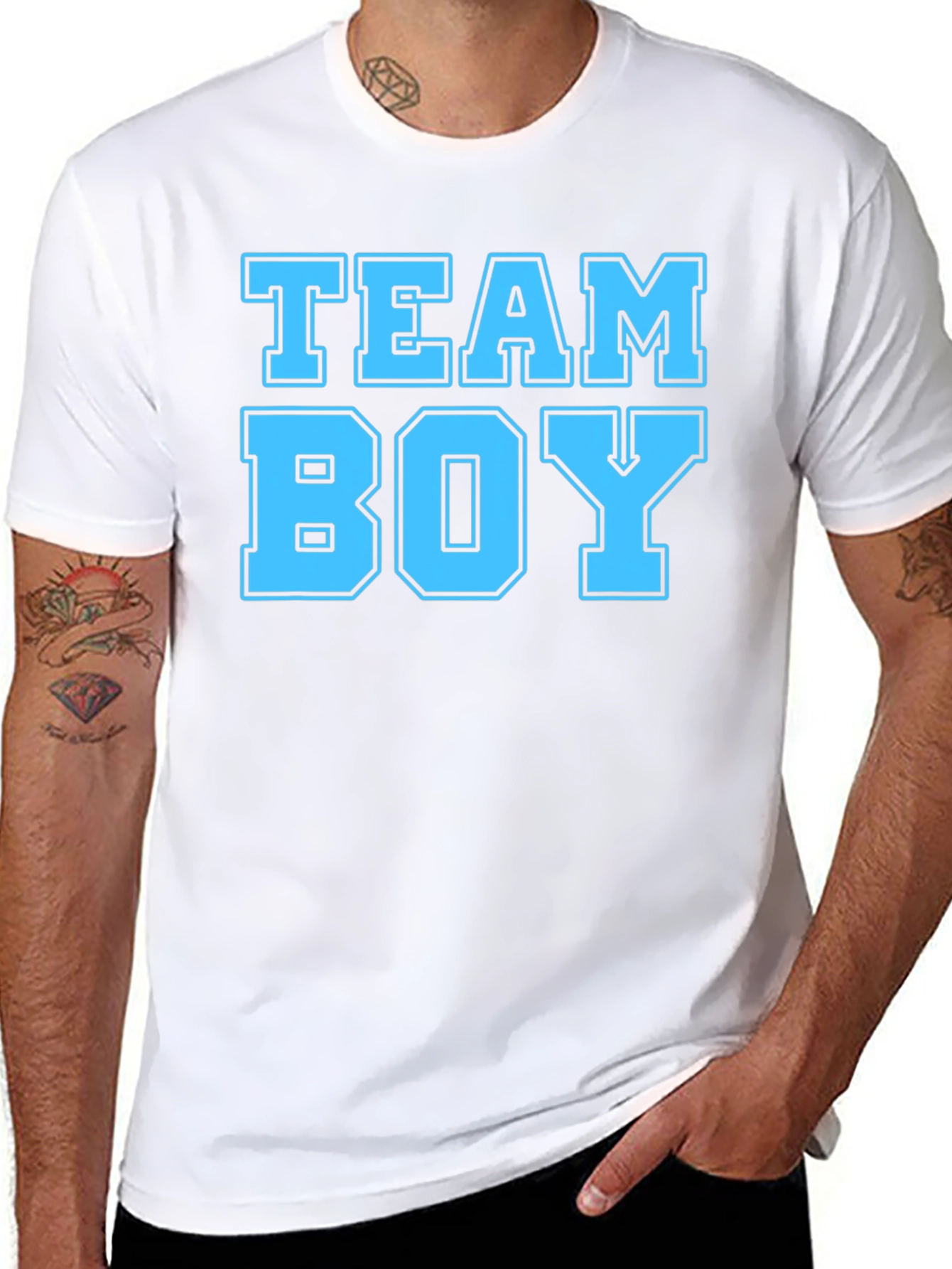 Team Boy Graphic Tee - Gender Reveal Shirt