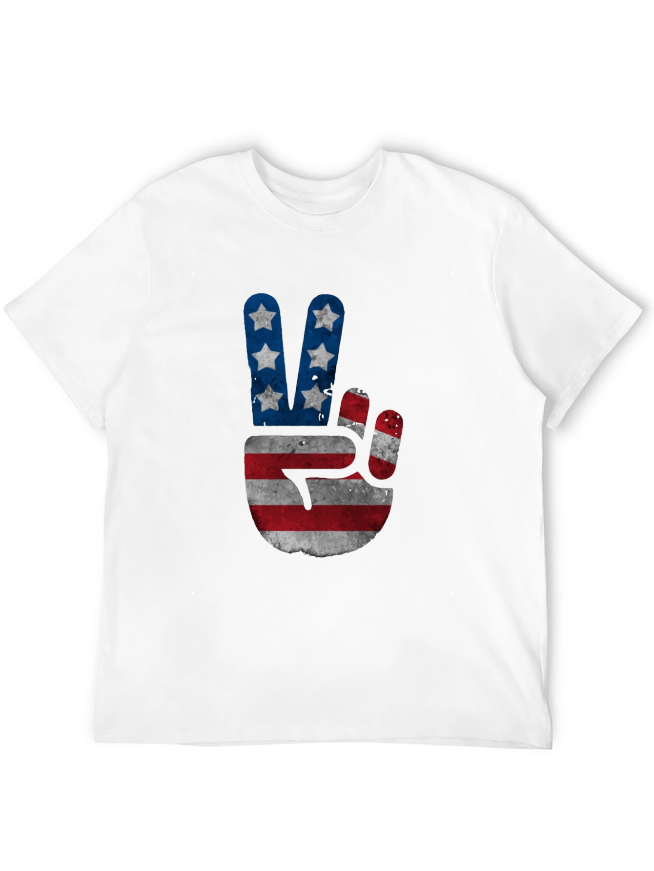 Peace Sign American Flag T-Shirt