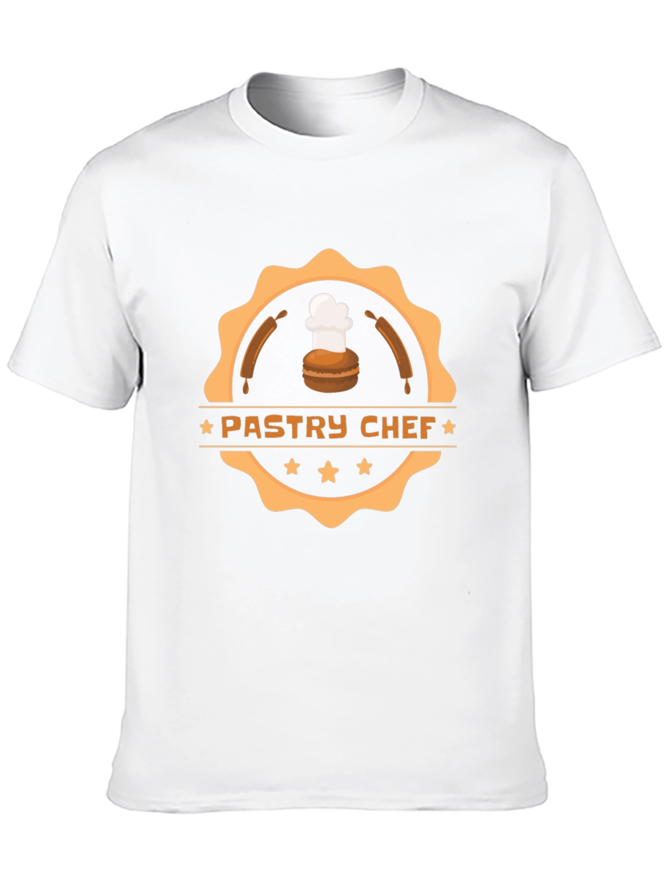 Pastry Chef Graphic Black T-Shirt